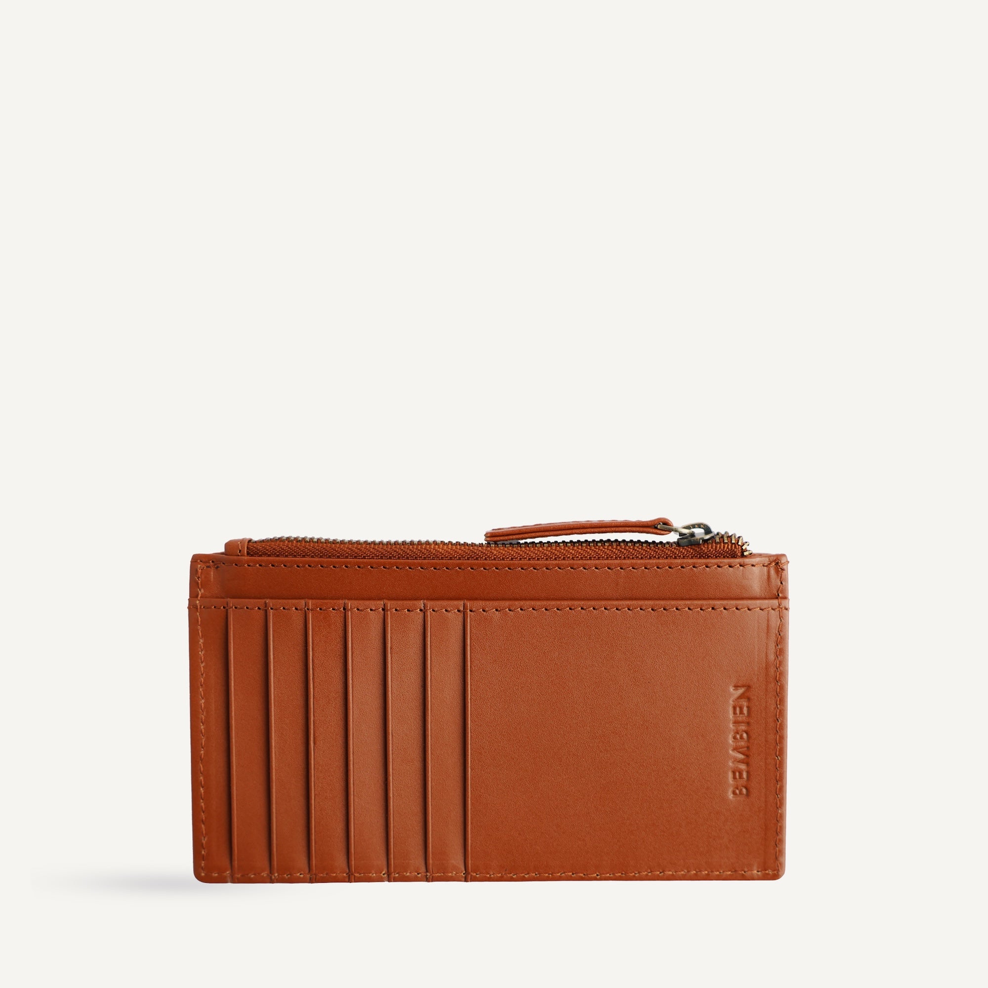 Odin Card Case - Caramel & Sienna Check
