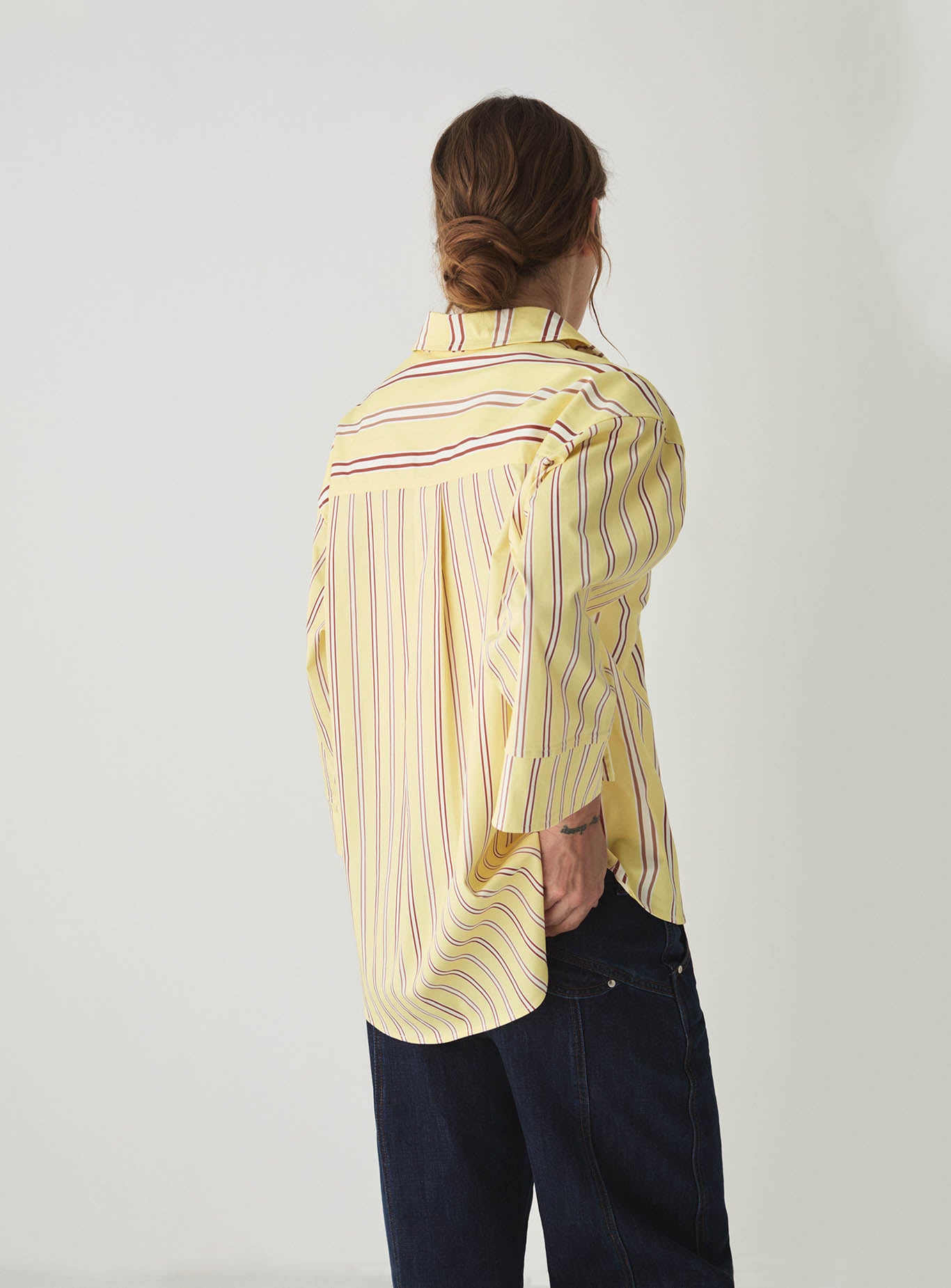 Caos Striped Shirt - Butter