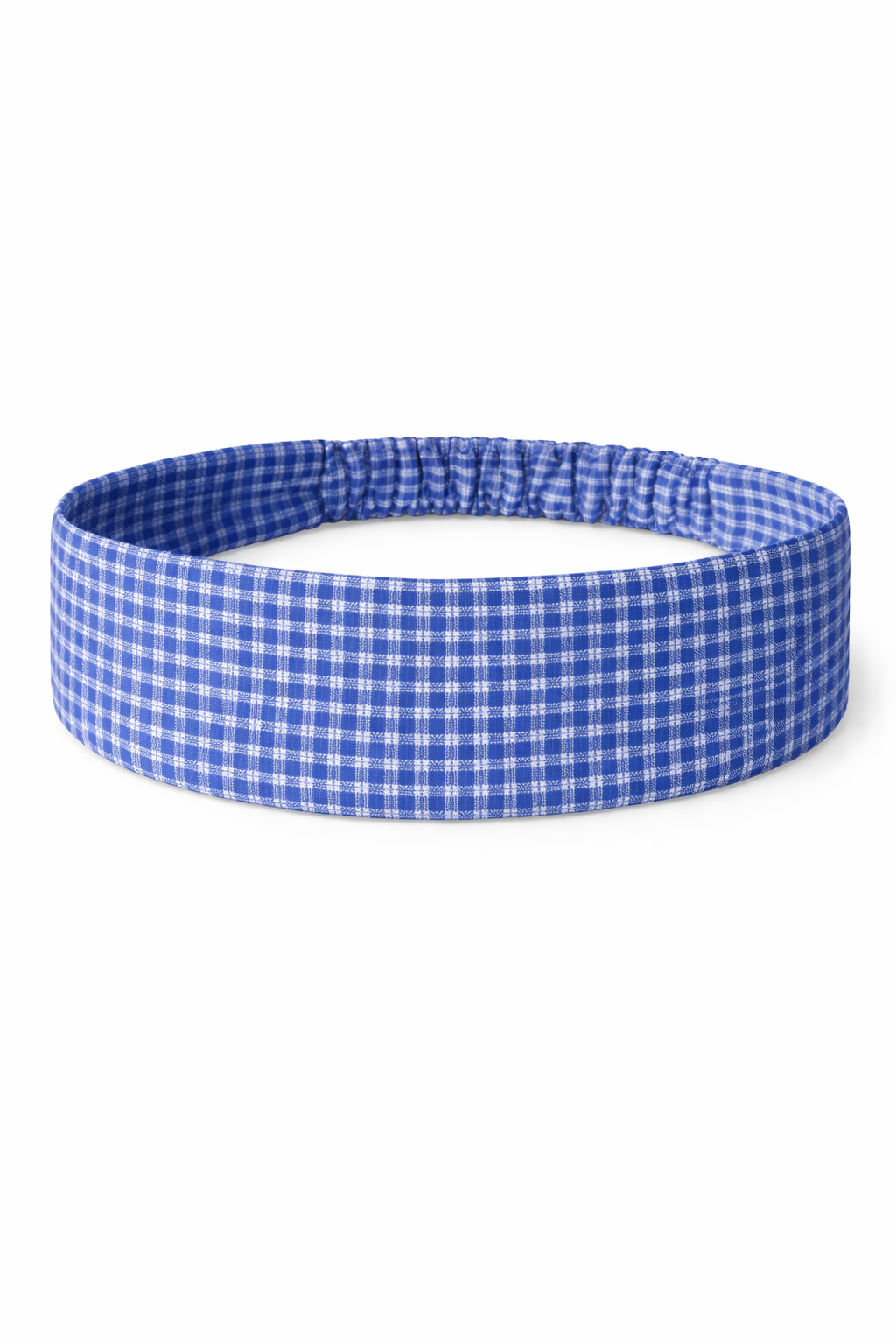 Riviera Headband - Ocean Gingham