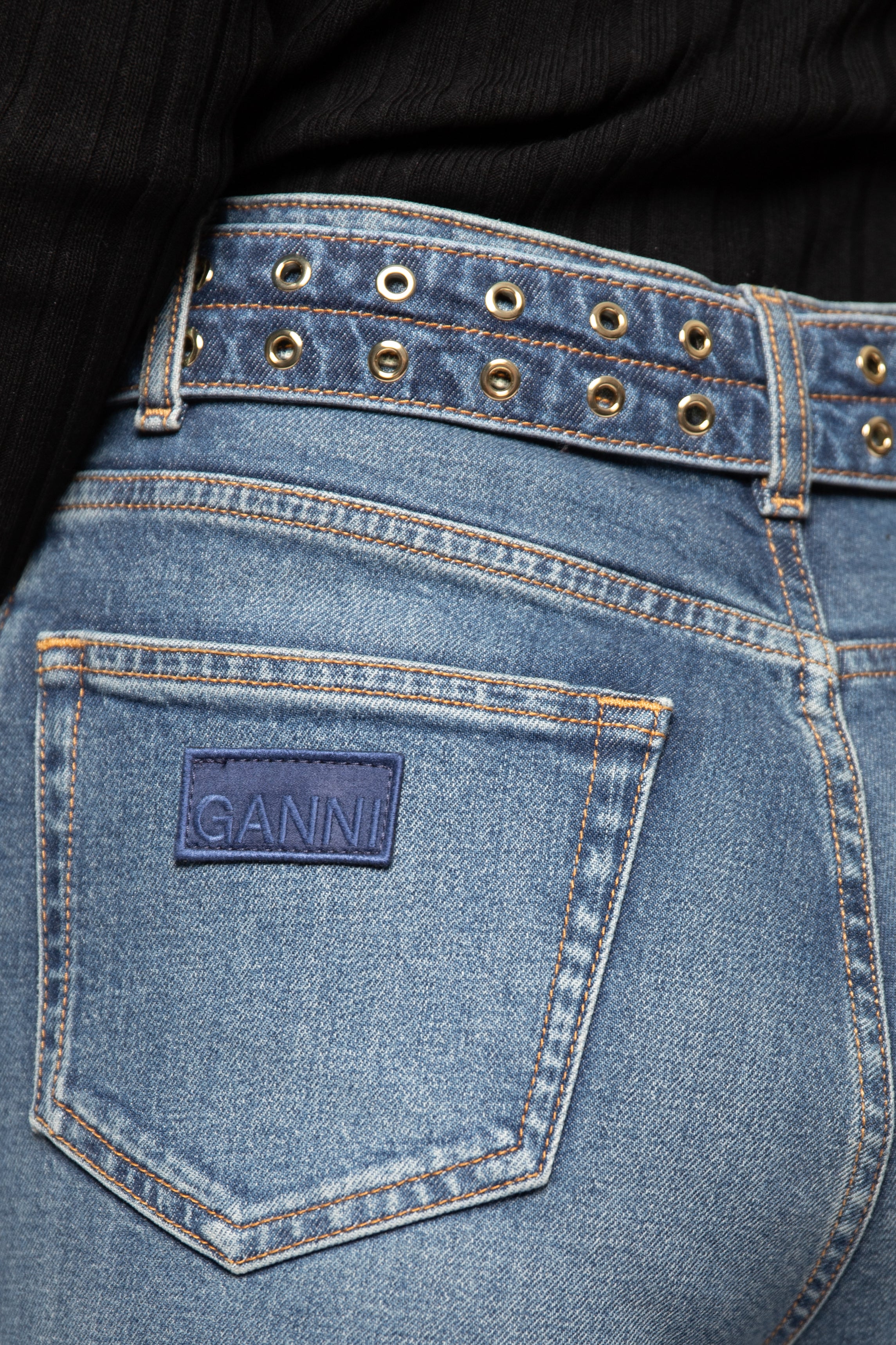 Future Denim Belted Carri Jean - Blue