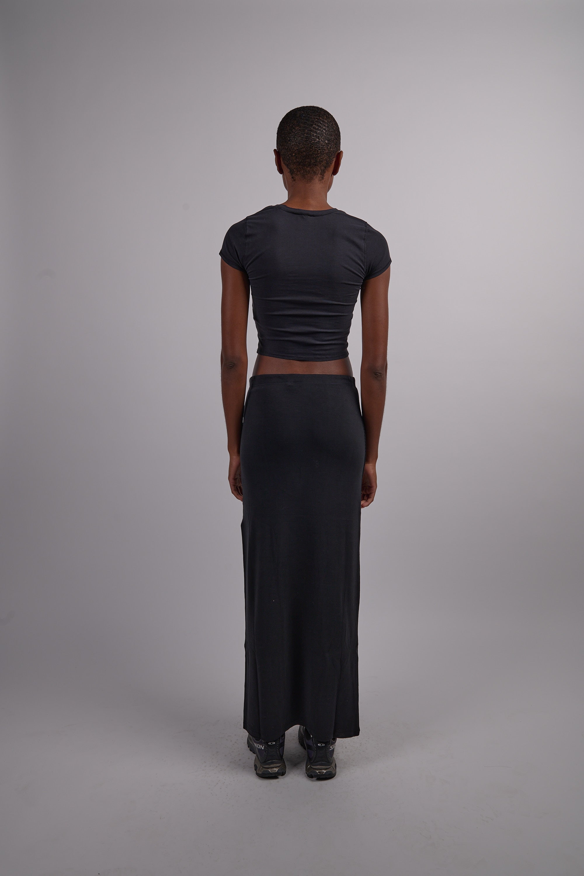 Soft Maxi Skirt - Black