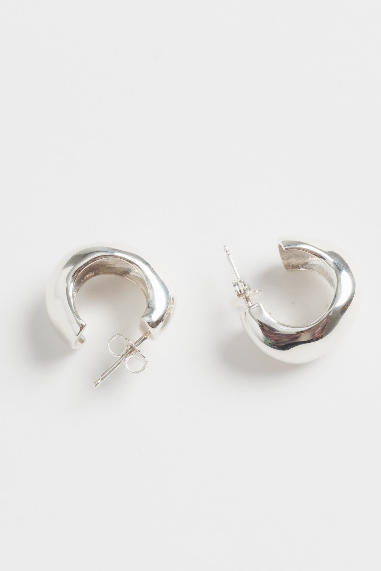 Small Celia Hoops - Sterling Silver