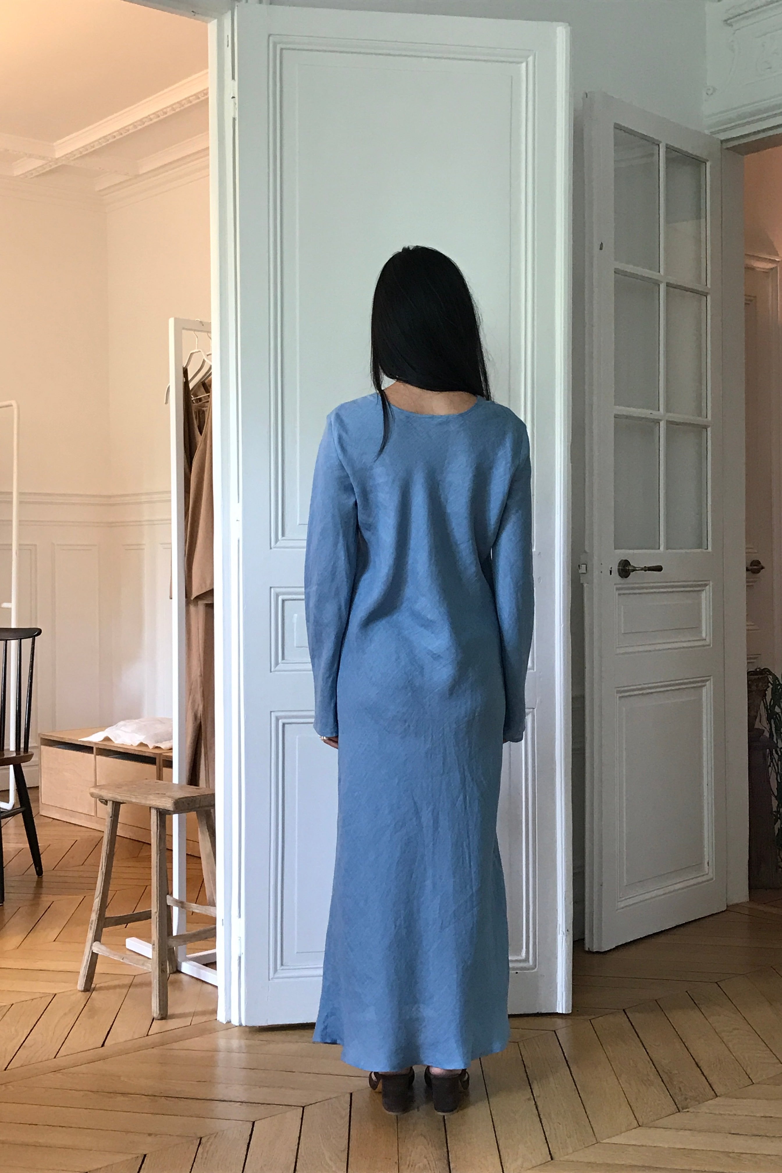Dydine Longsleeve Dress - Truss Blue