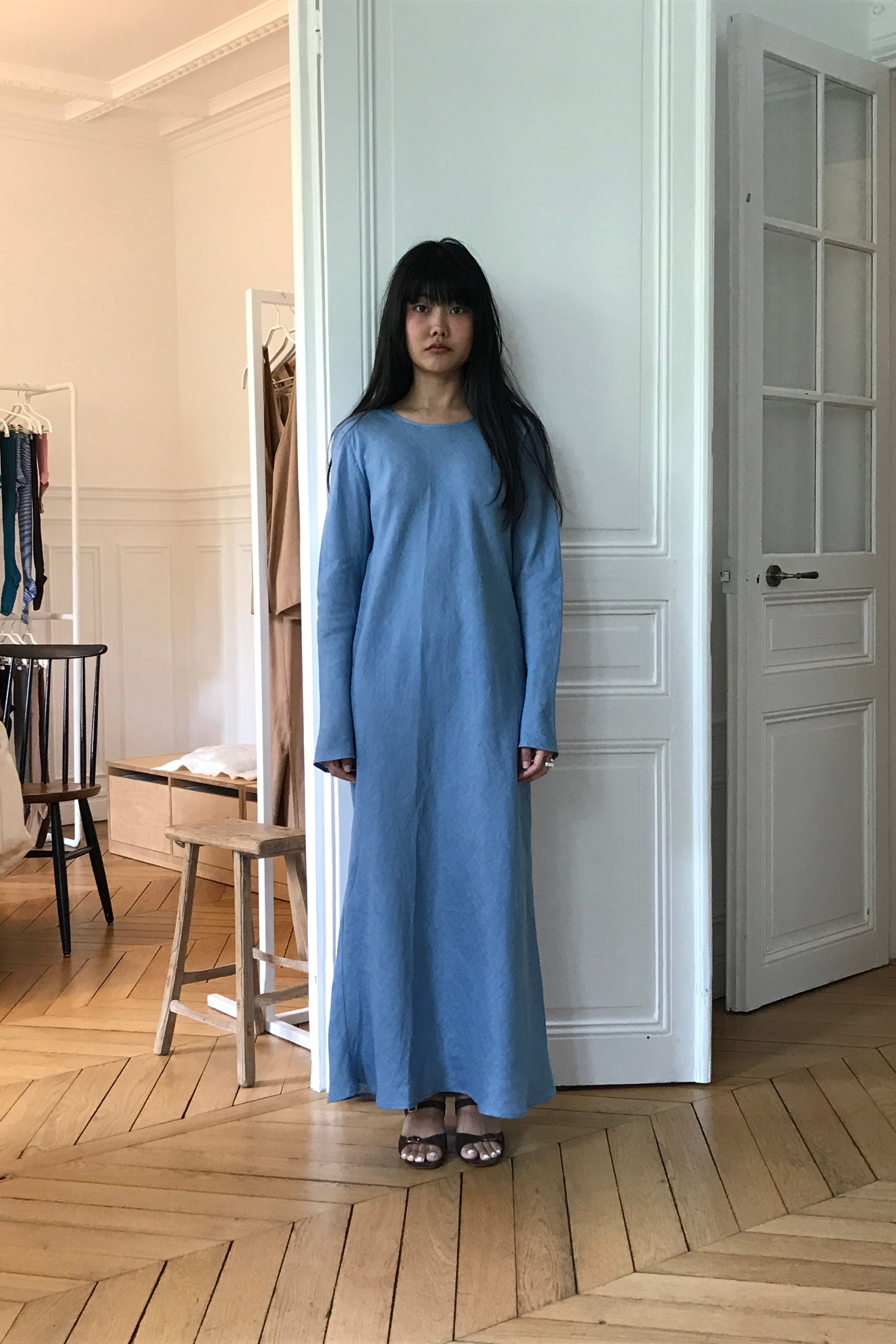 Dydine Longsleeve Dress - Truss Blue