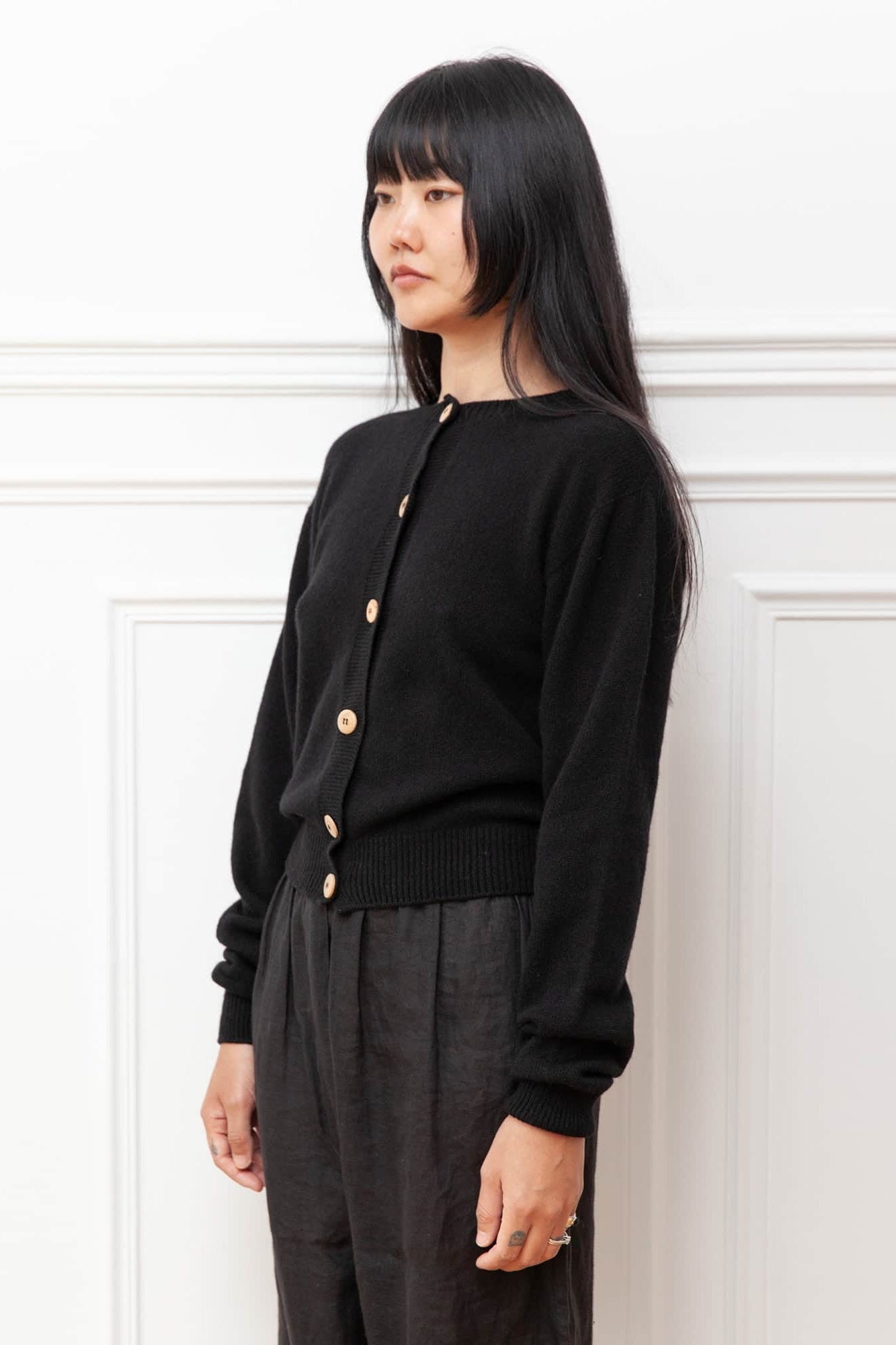 Tier Cardigan - Black