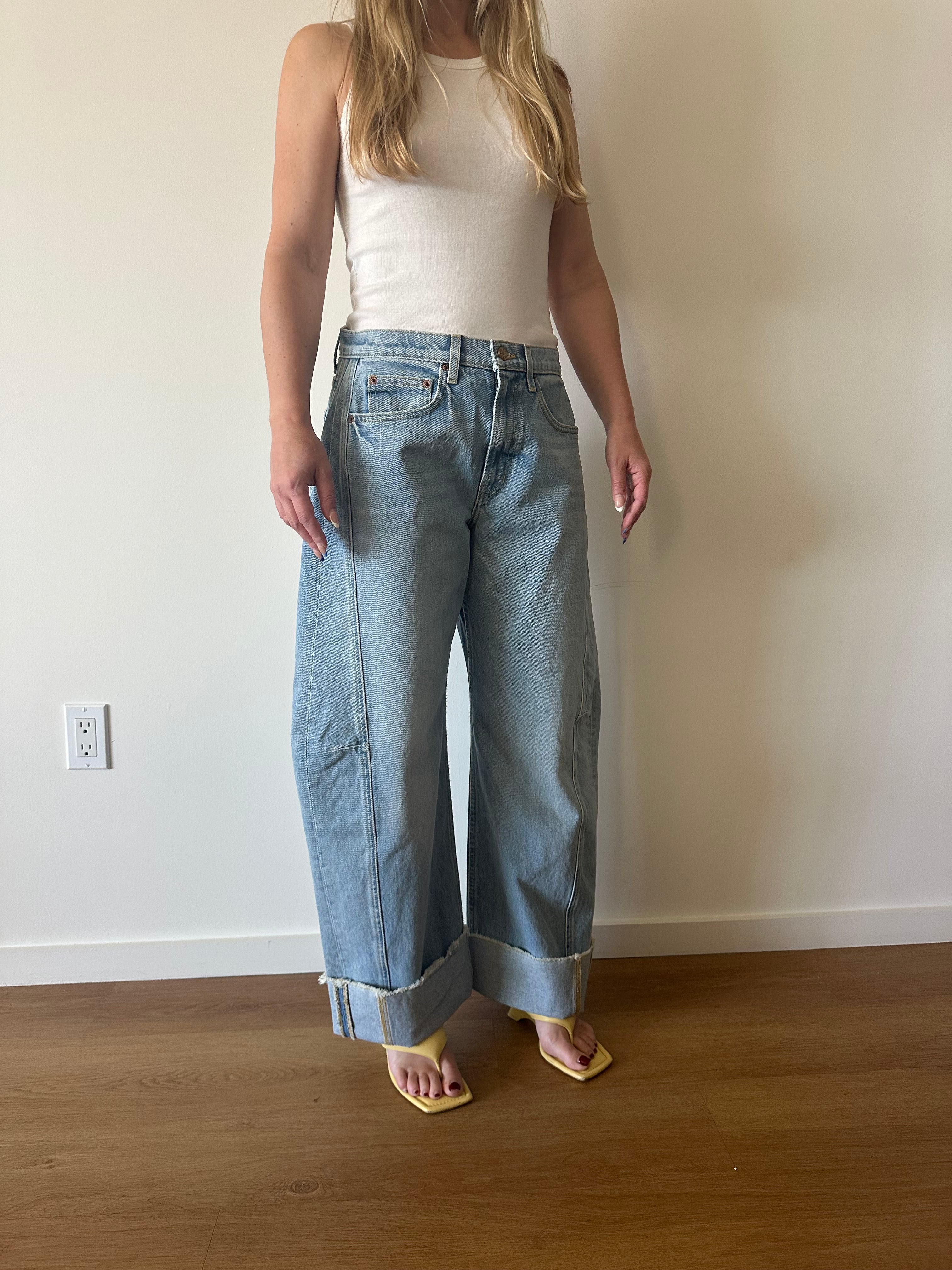 Relaxed Cuff Lasso Jean - Jac Wash