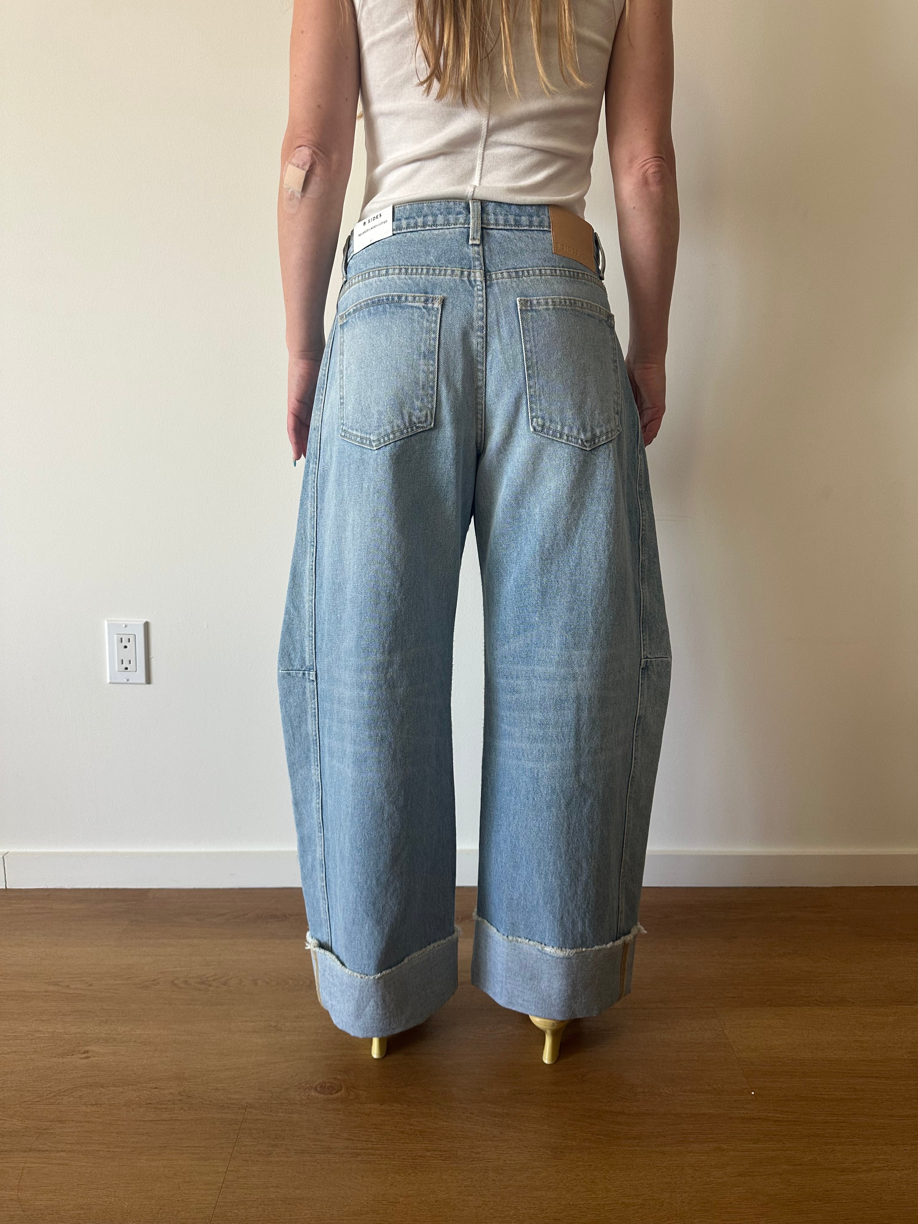 Relaxed Cuff Lasso Jean - Jac Wash