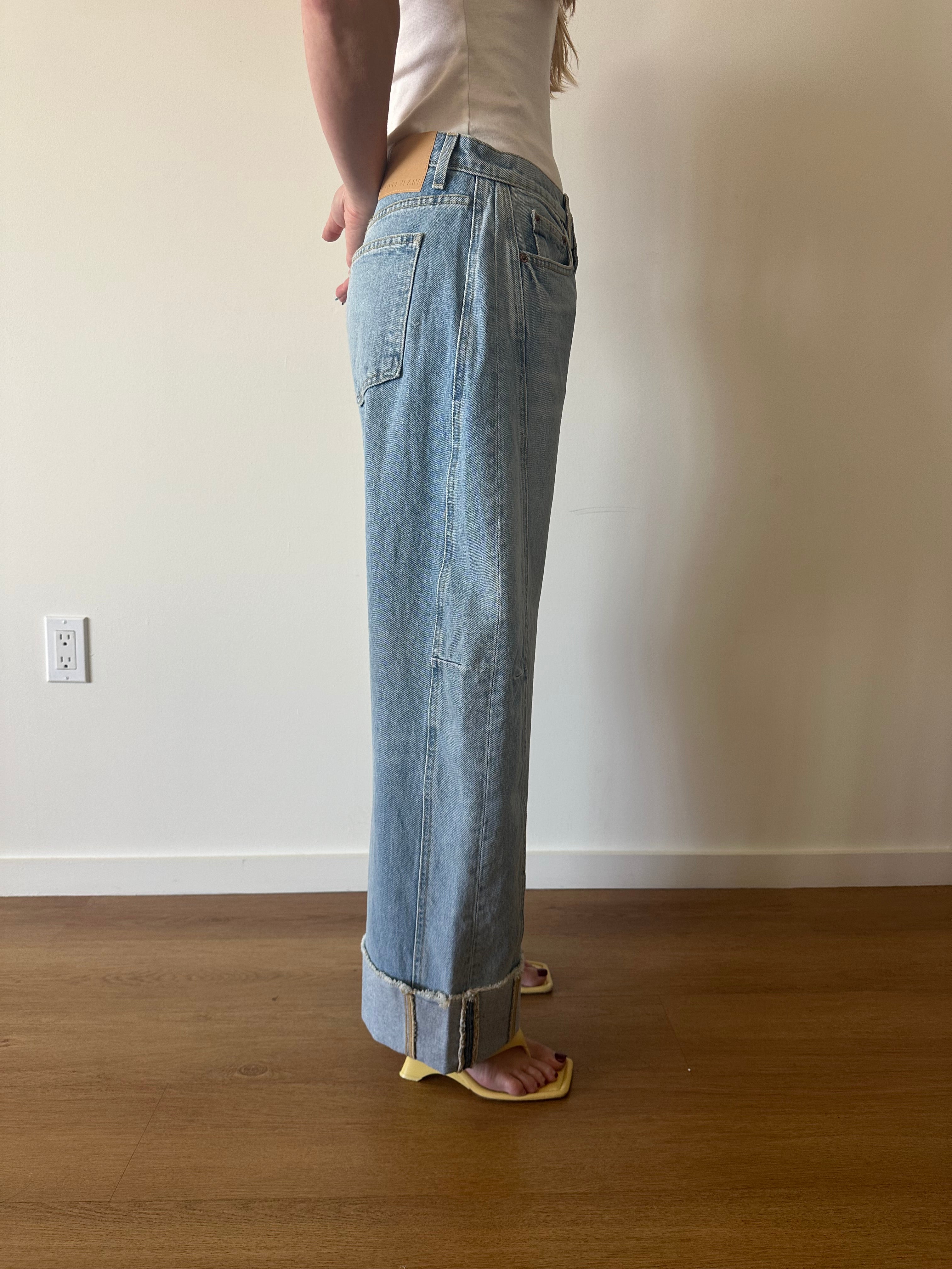 Relaxed Cuff Lasso Jean - Jac Wash