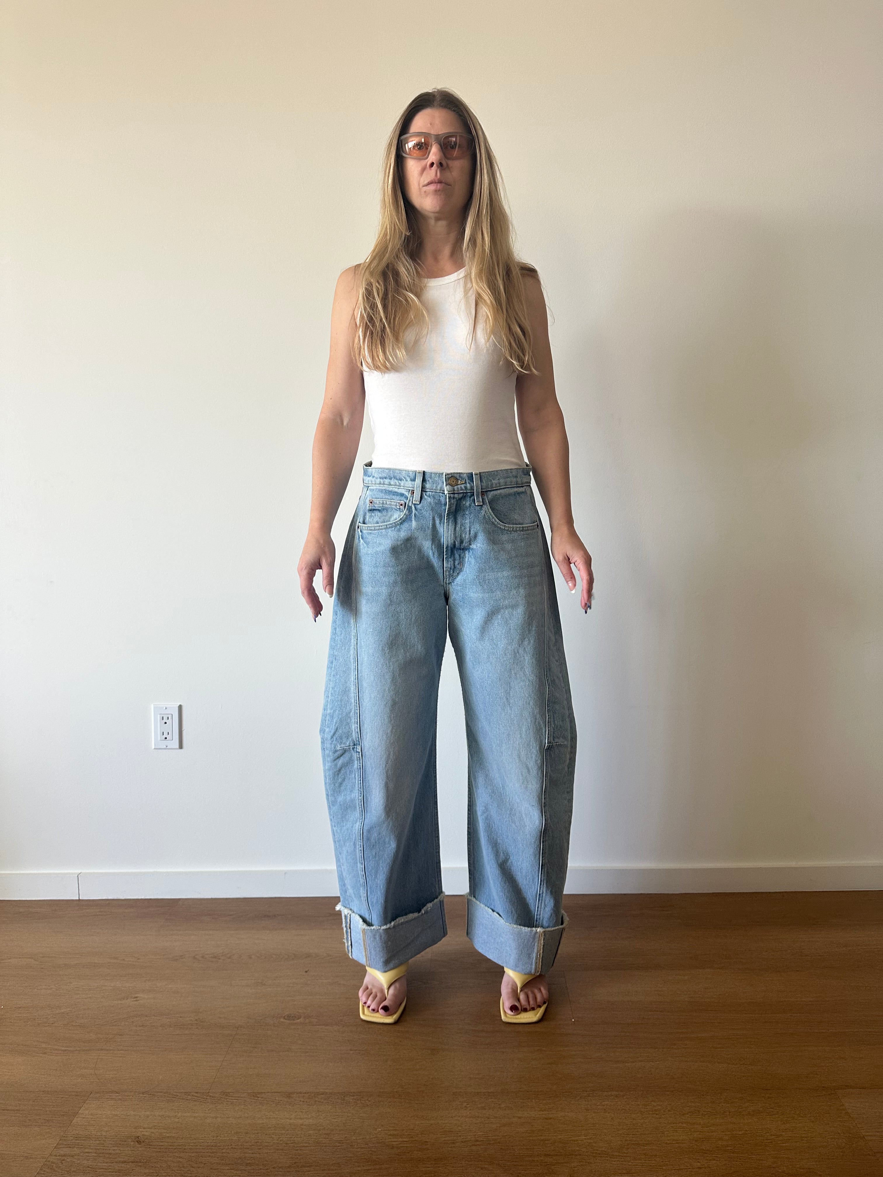 Relaxed Cuff Lasso Jean - Jac Wash