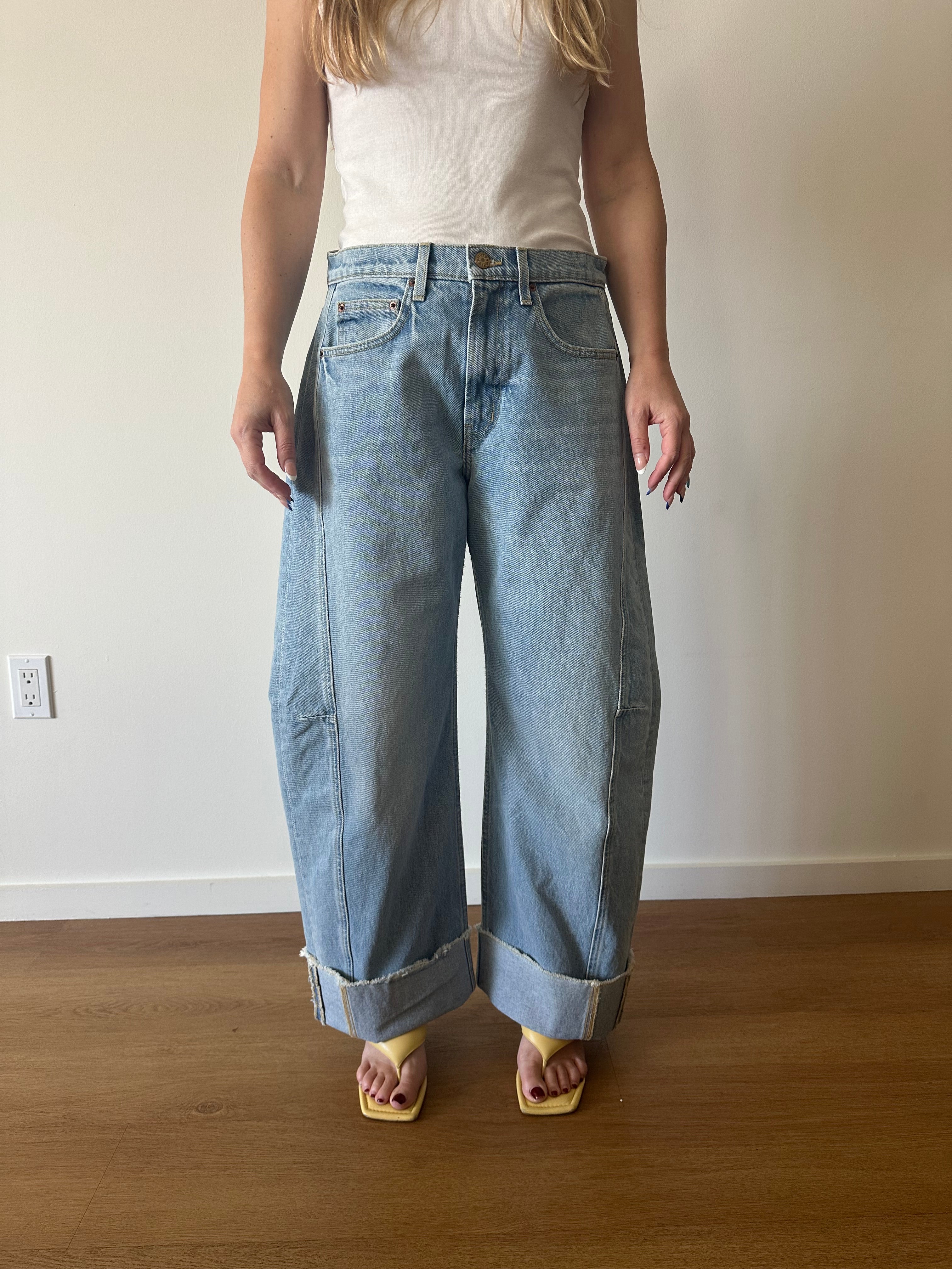 Relaxed Cuff Lasso Jean - Jac Wash