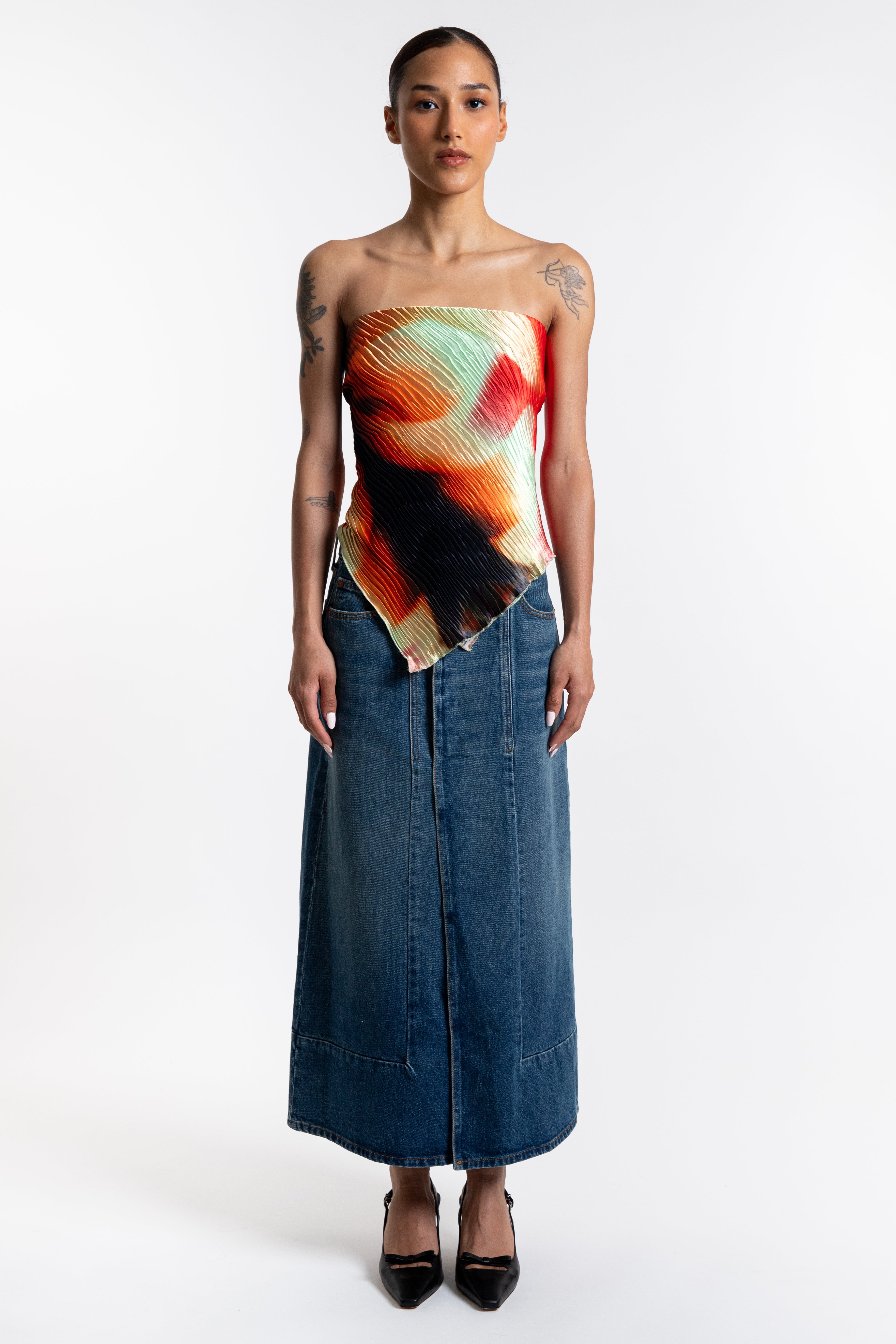 Rainbow Serpent Bandana Top - Rainbow Serpent