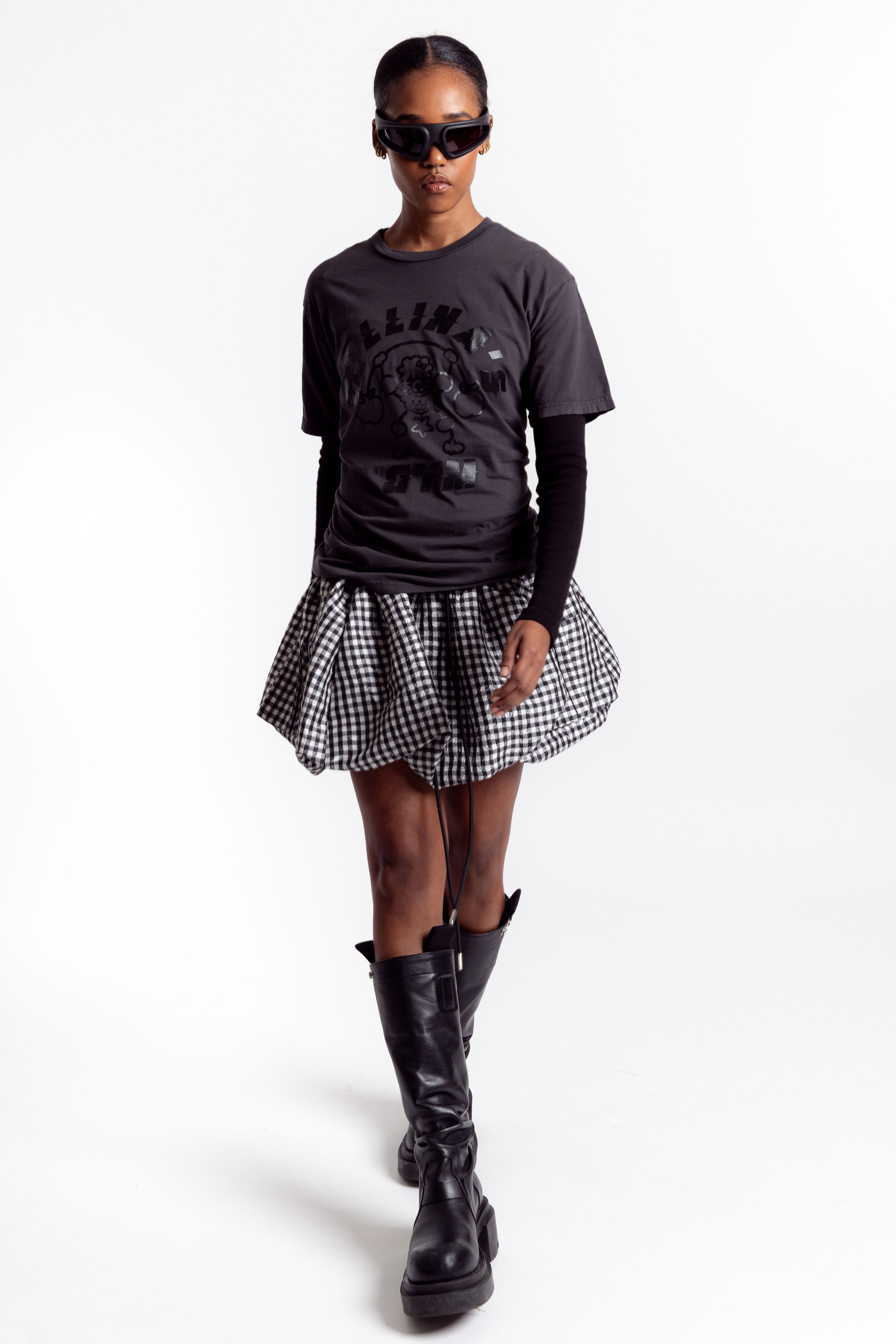 Graphic Tee - CS Gym Worn Black