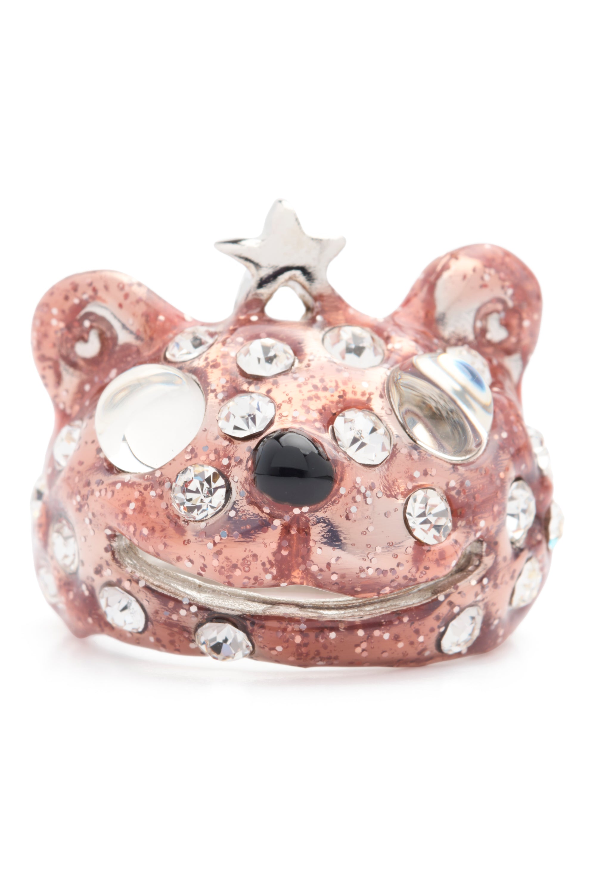 Princess Bear Ring - Light Pink Freckles