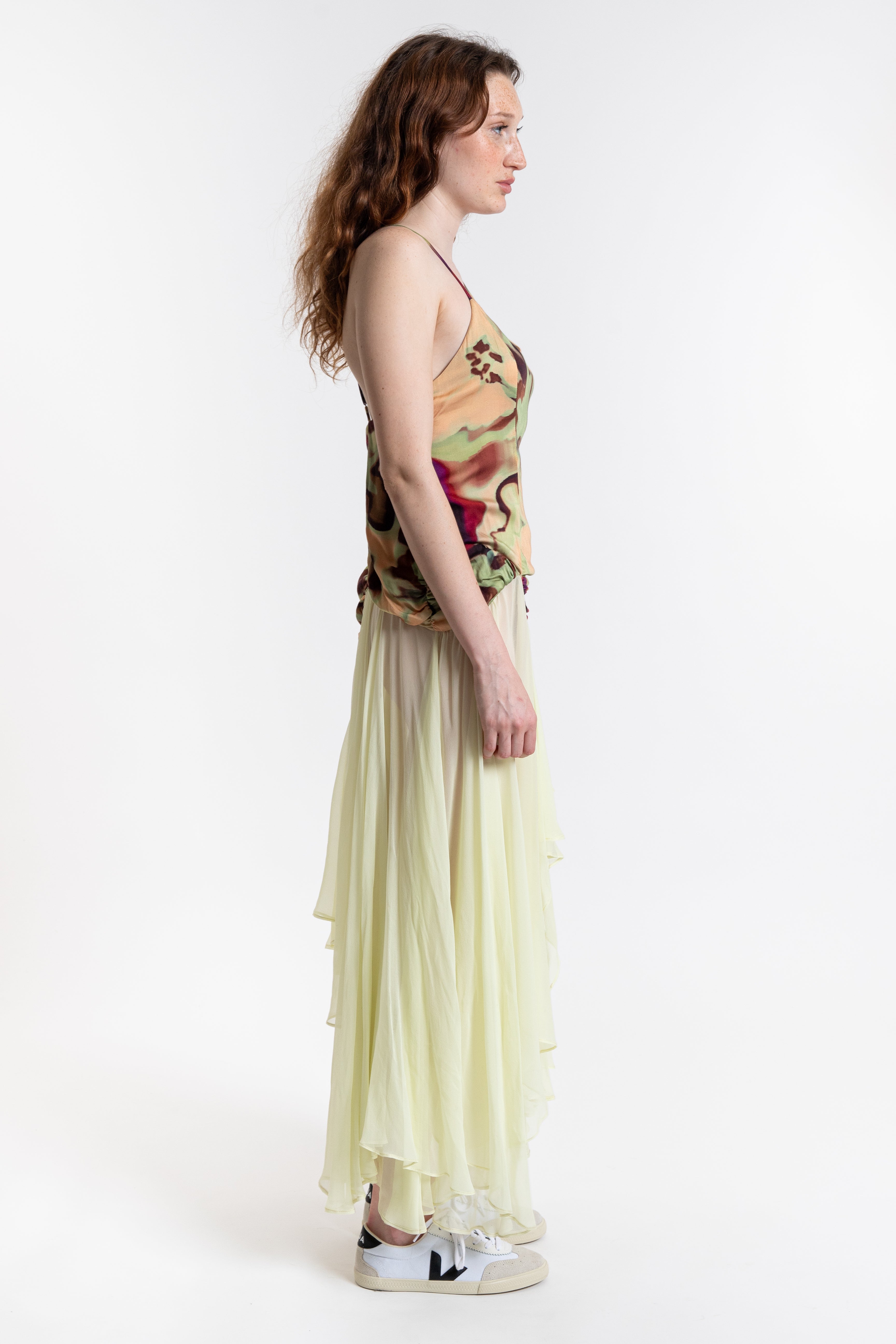 Magnolia Dress - Watercolor Floral