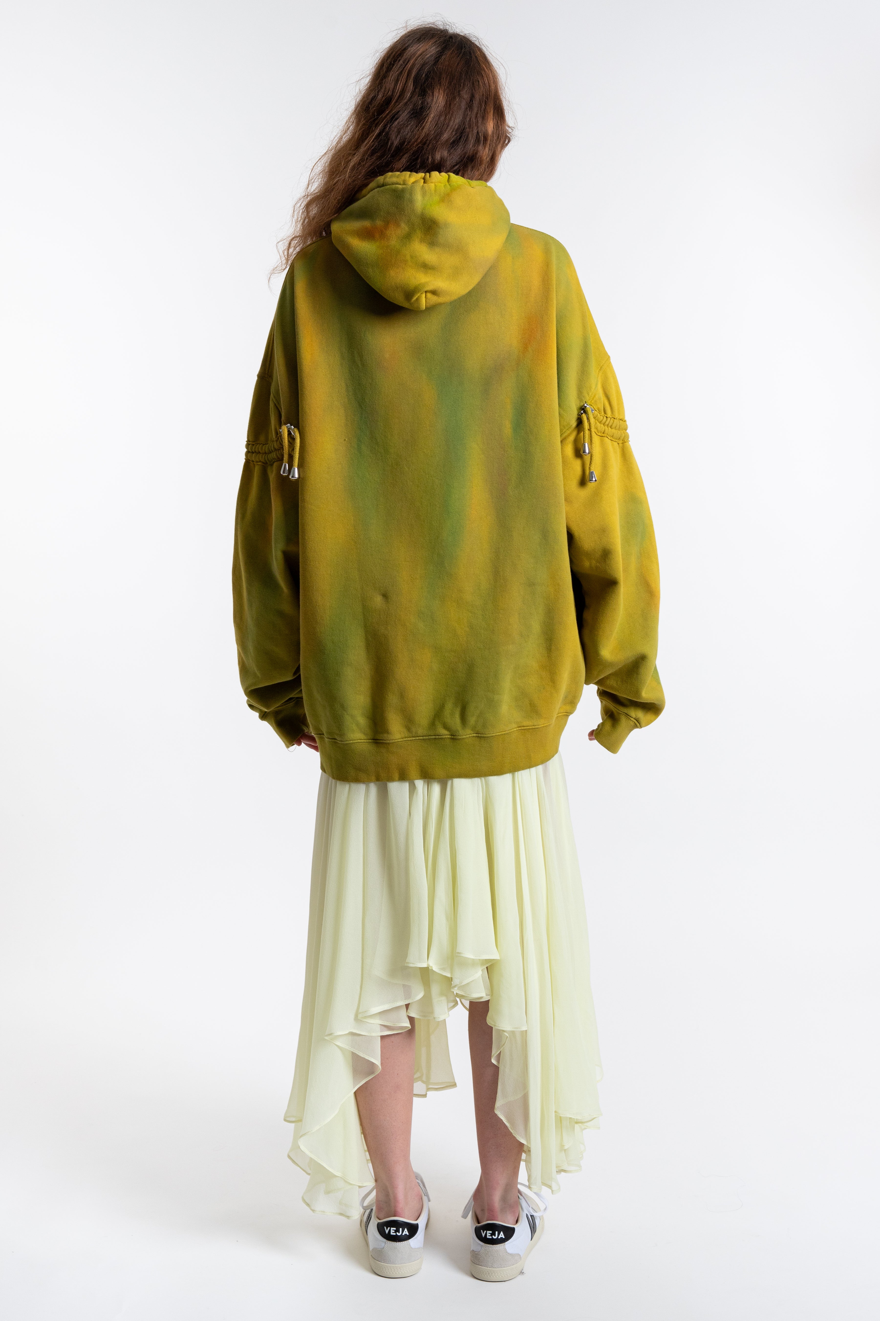 Rhinestone Burst Hoodie - Sea Moss