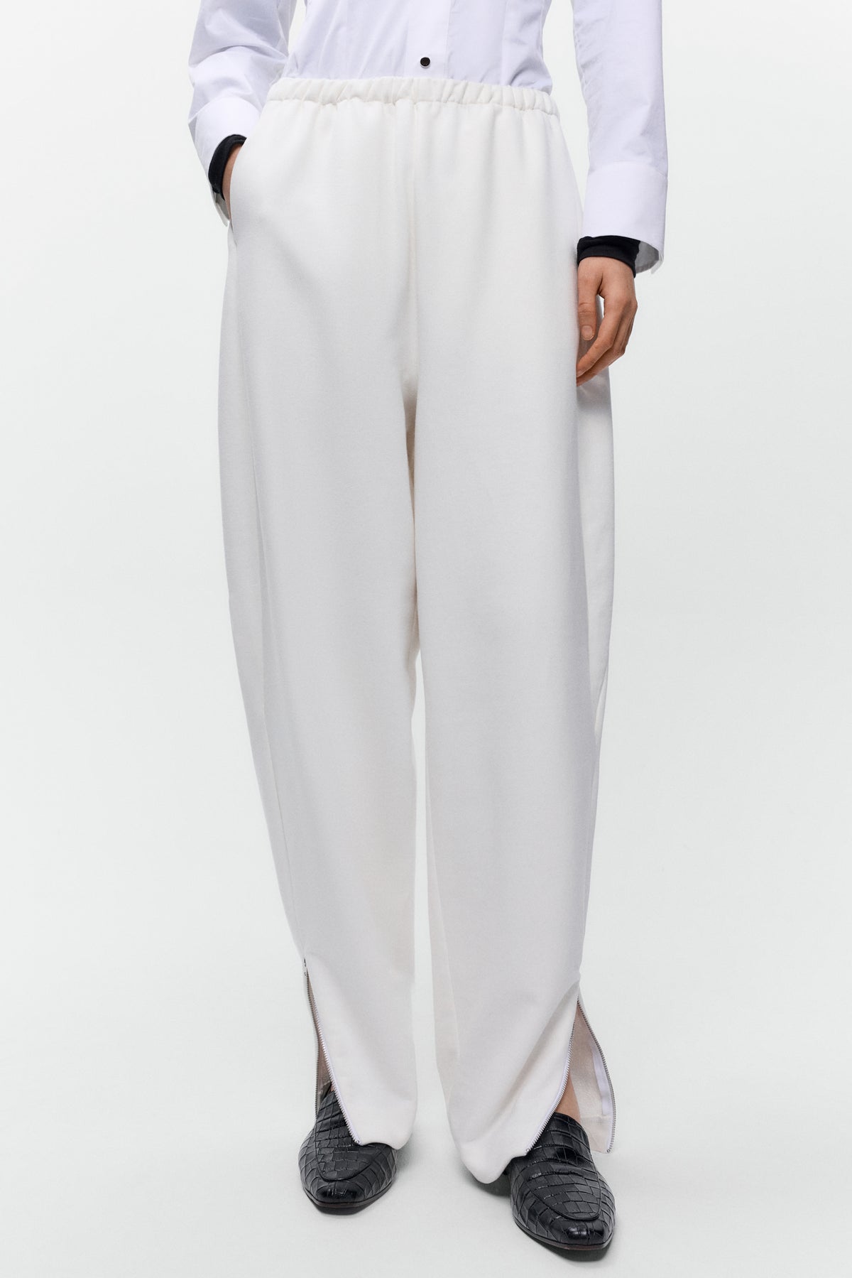 Organic Cotton Lounge Pants - White