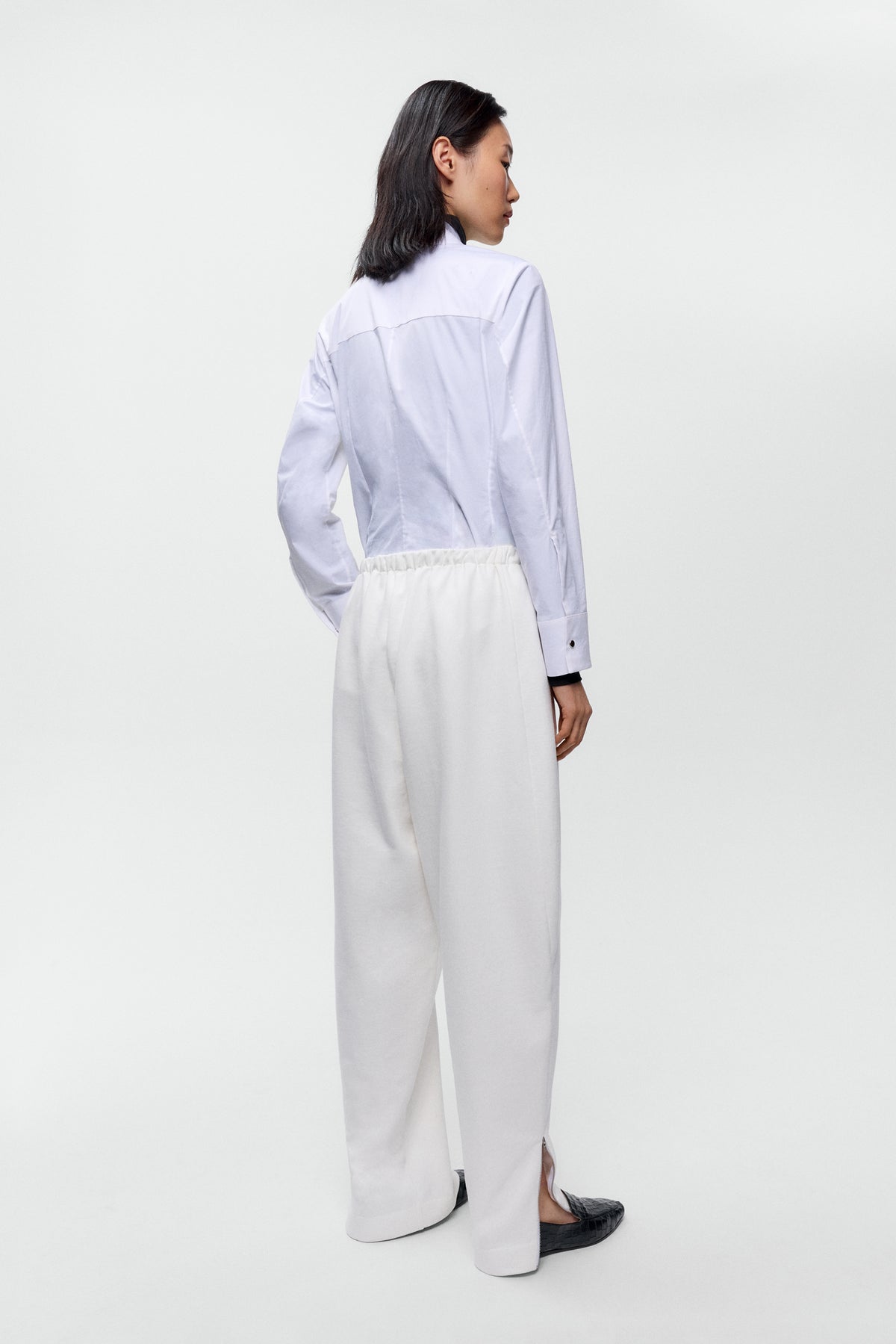 Organic Cotton Lounge Pants - White