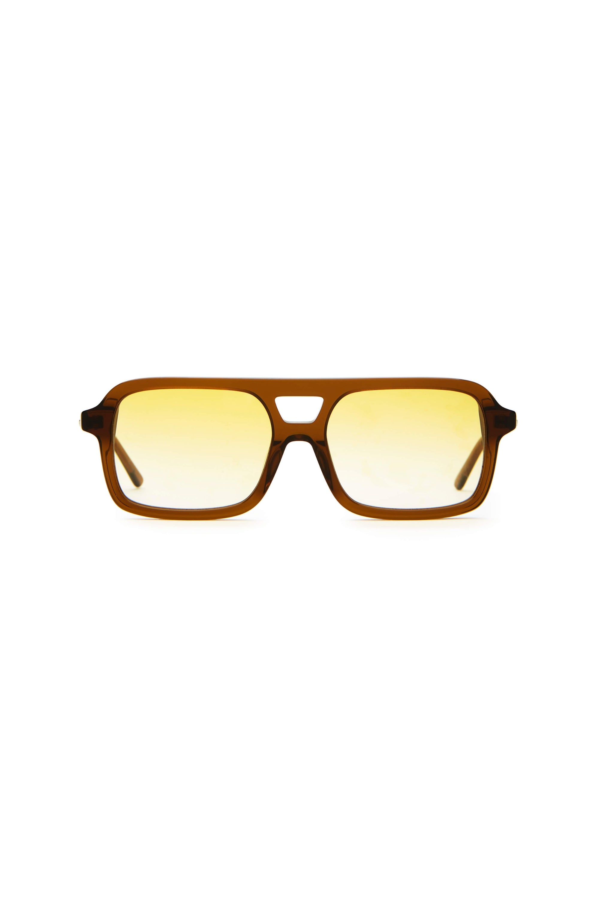 The Spaced Ranger - Crystal Hemp Frame & Gold Gradient Lens