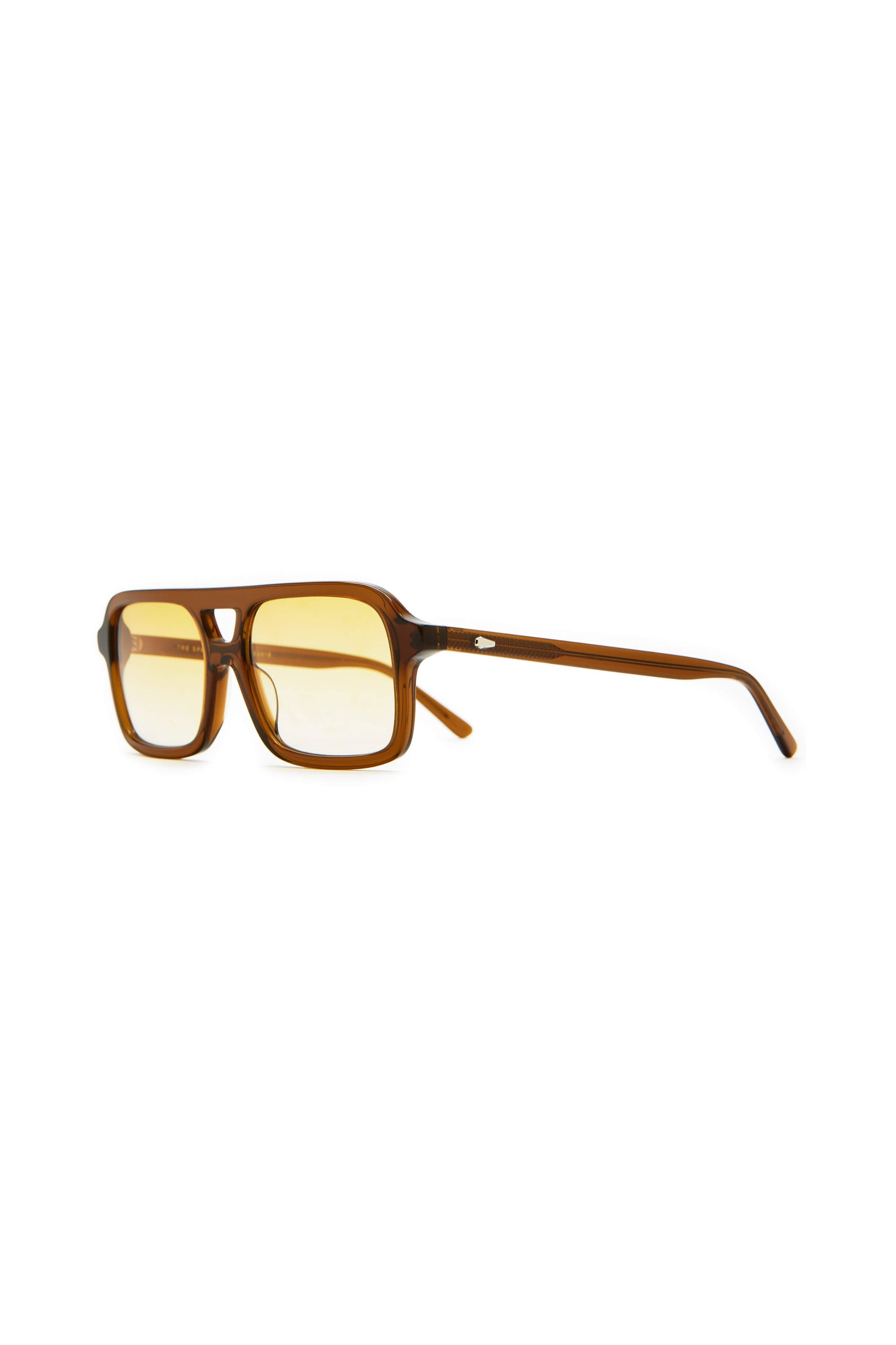 The Spaced Ranger - Crystal Hemp Frame & Gold Gradient Lens