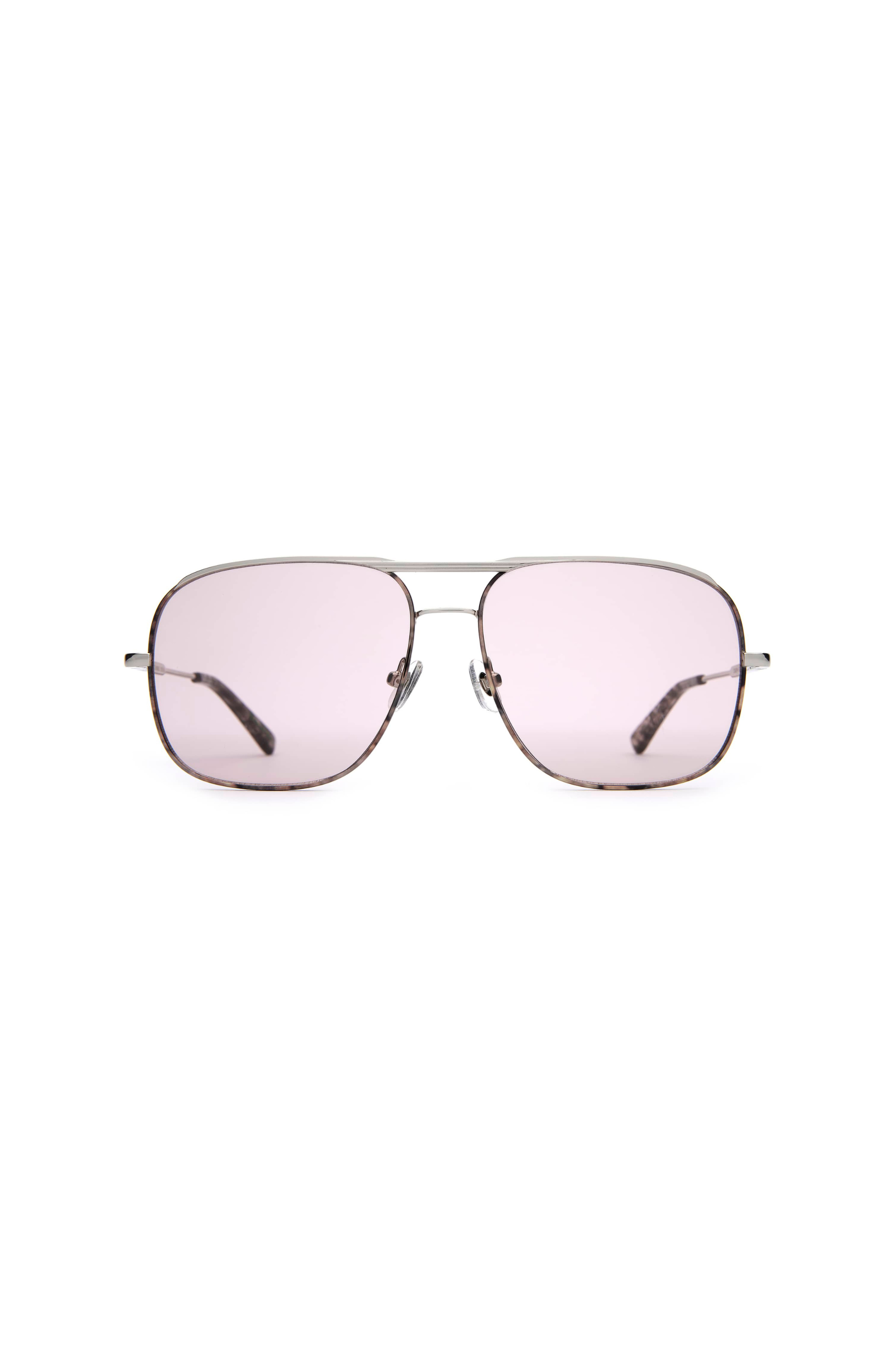 The Glass Bubble - Polished Silver with Lilac Wash