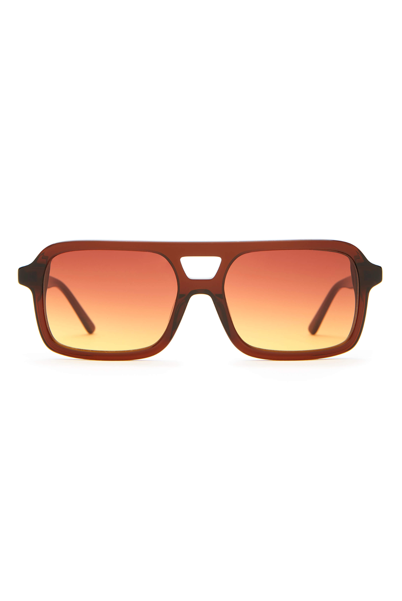 The Spaced Ranger - Crystal Cola Frame & Rosewood Sunset Lens