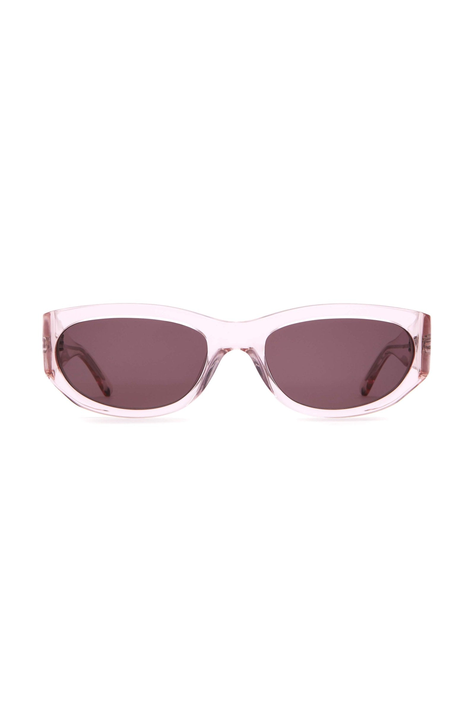 The Funk Punk - Crystal Rose Frame & Plum Lens