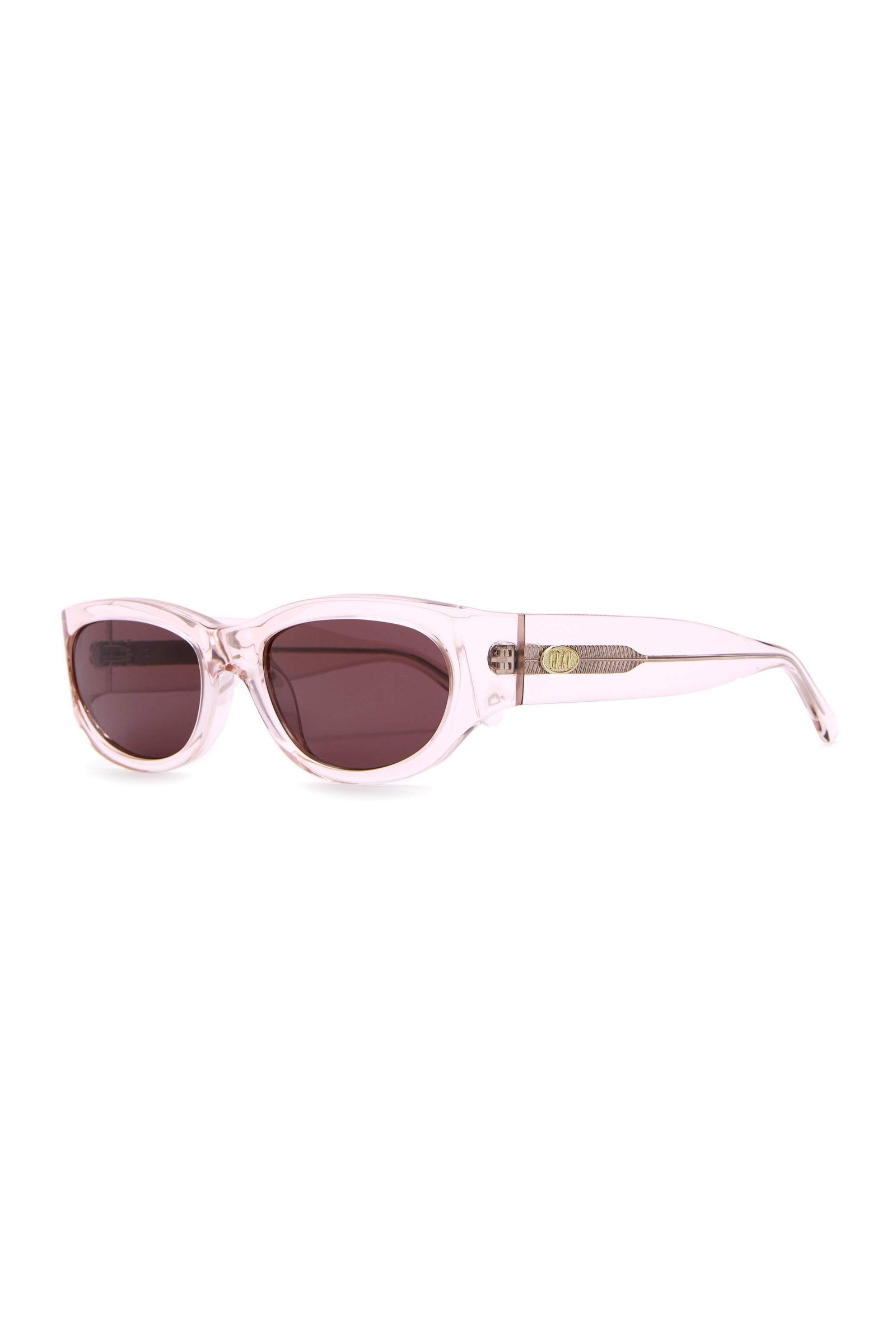 The Funk Punk - Crystal Rose Frame & Plum Lens