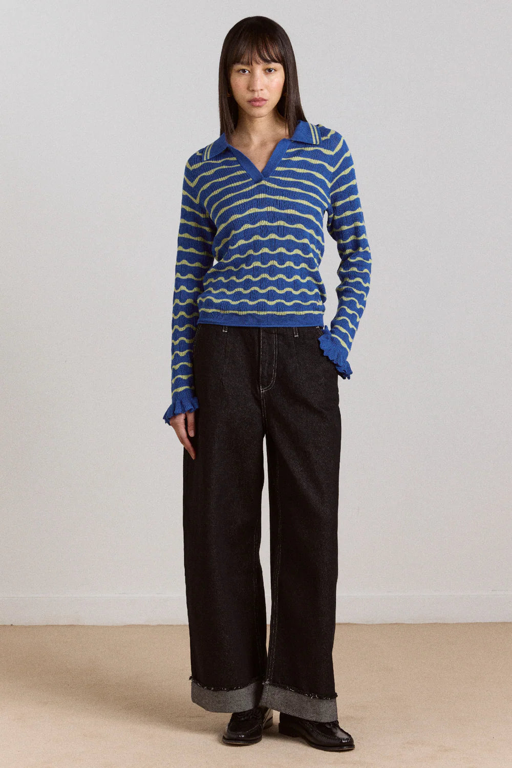Loose Fit Pascal Jeans - Black Wash