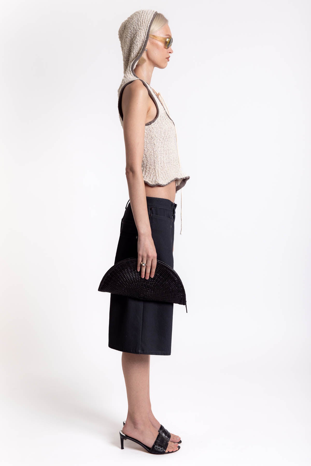 Helen Tank Hoodie - Cream