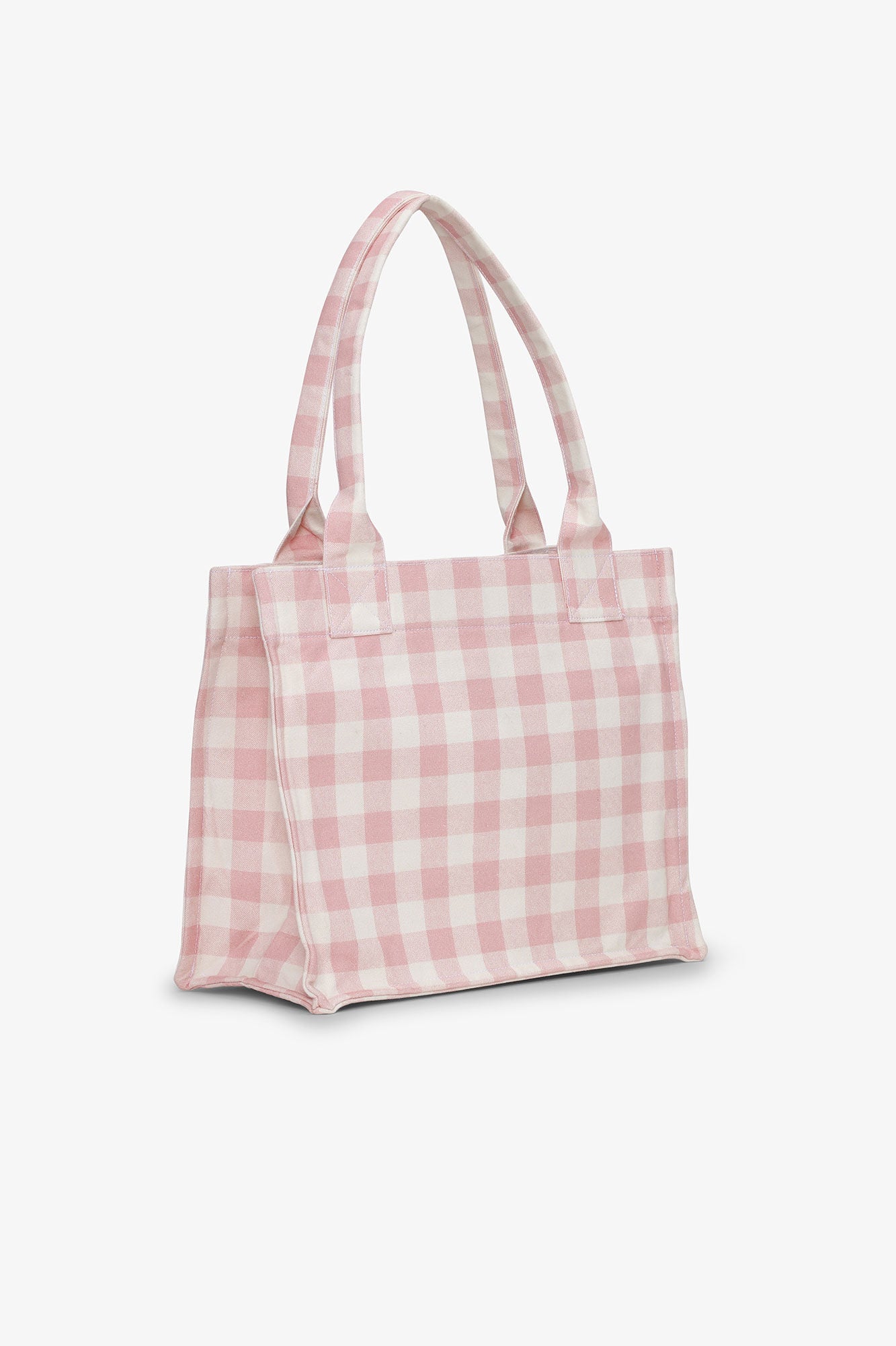 Large Easy Shopper Pocket Vichy - Bleached Mauve