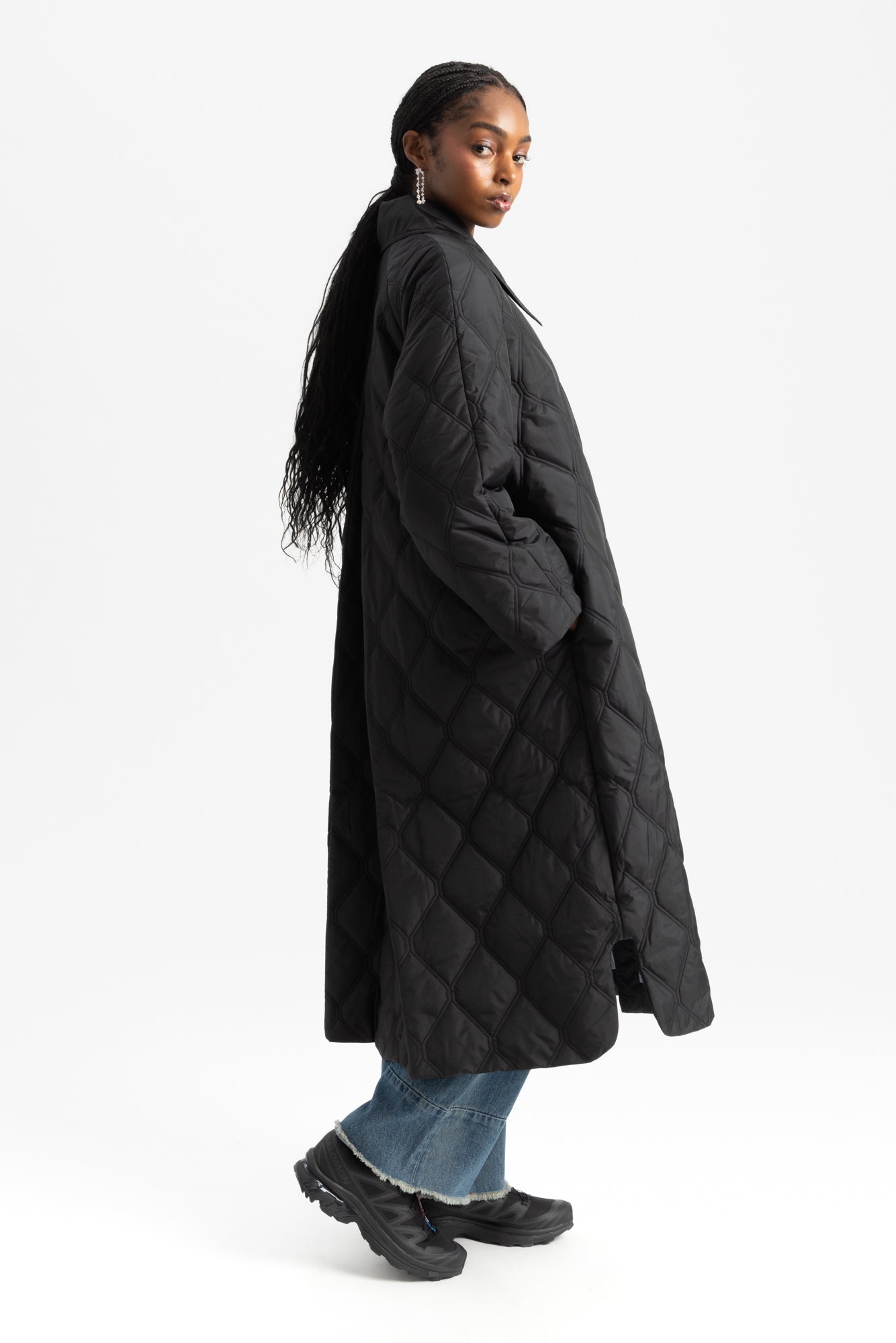 Quilt Coat - Black