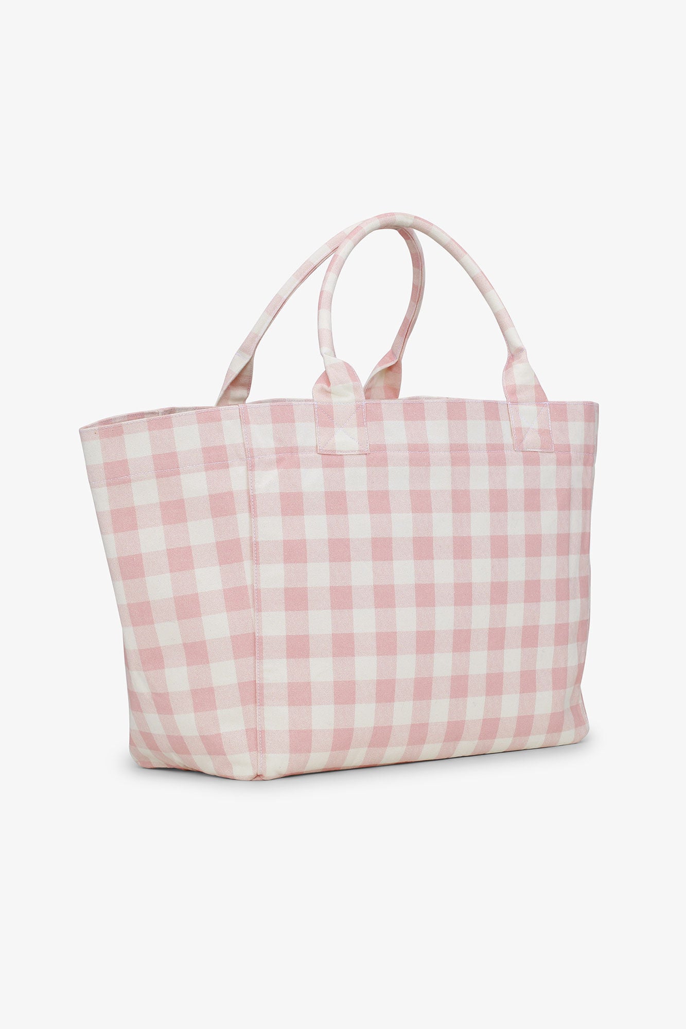 Shopper XXL Pocket Vichy - Bleached Mauve