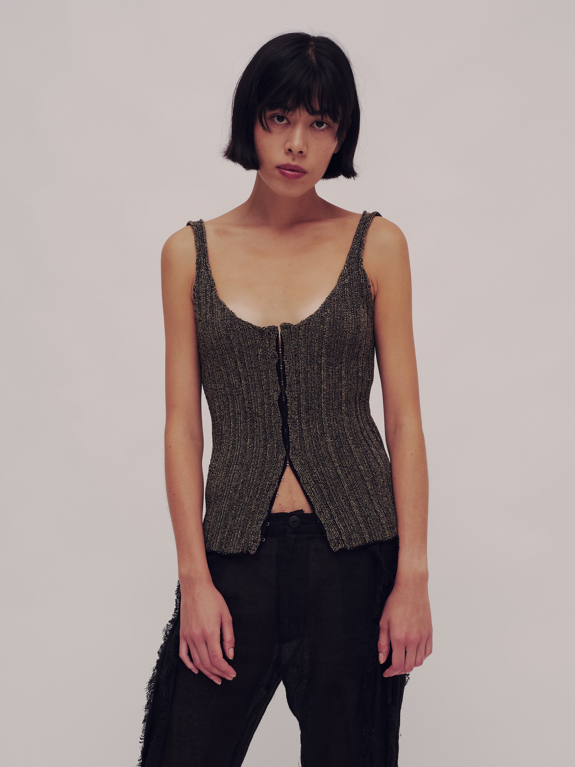 Remix Tank - Dark Grey Multi