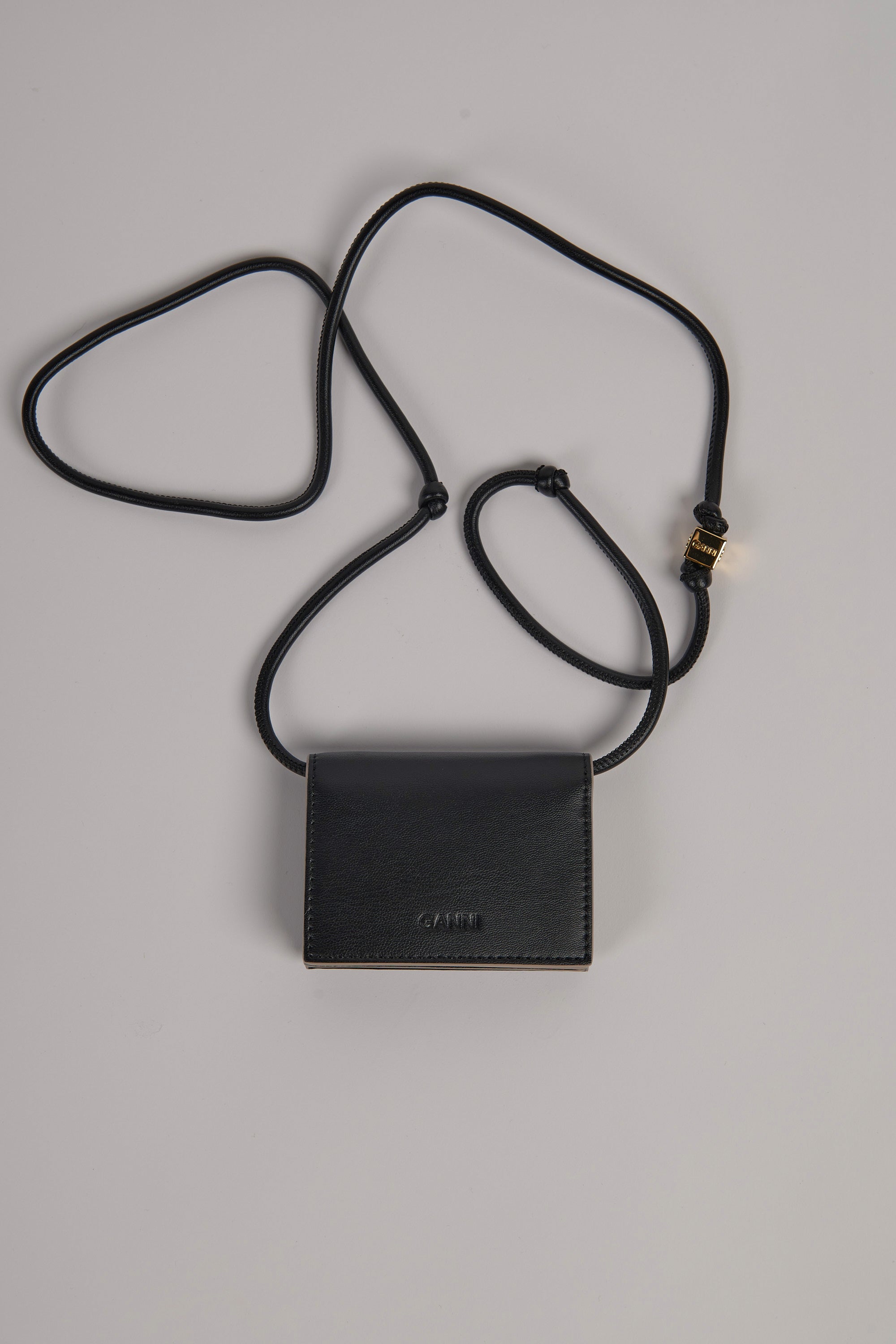 Bou Wallet on Strap - Black