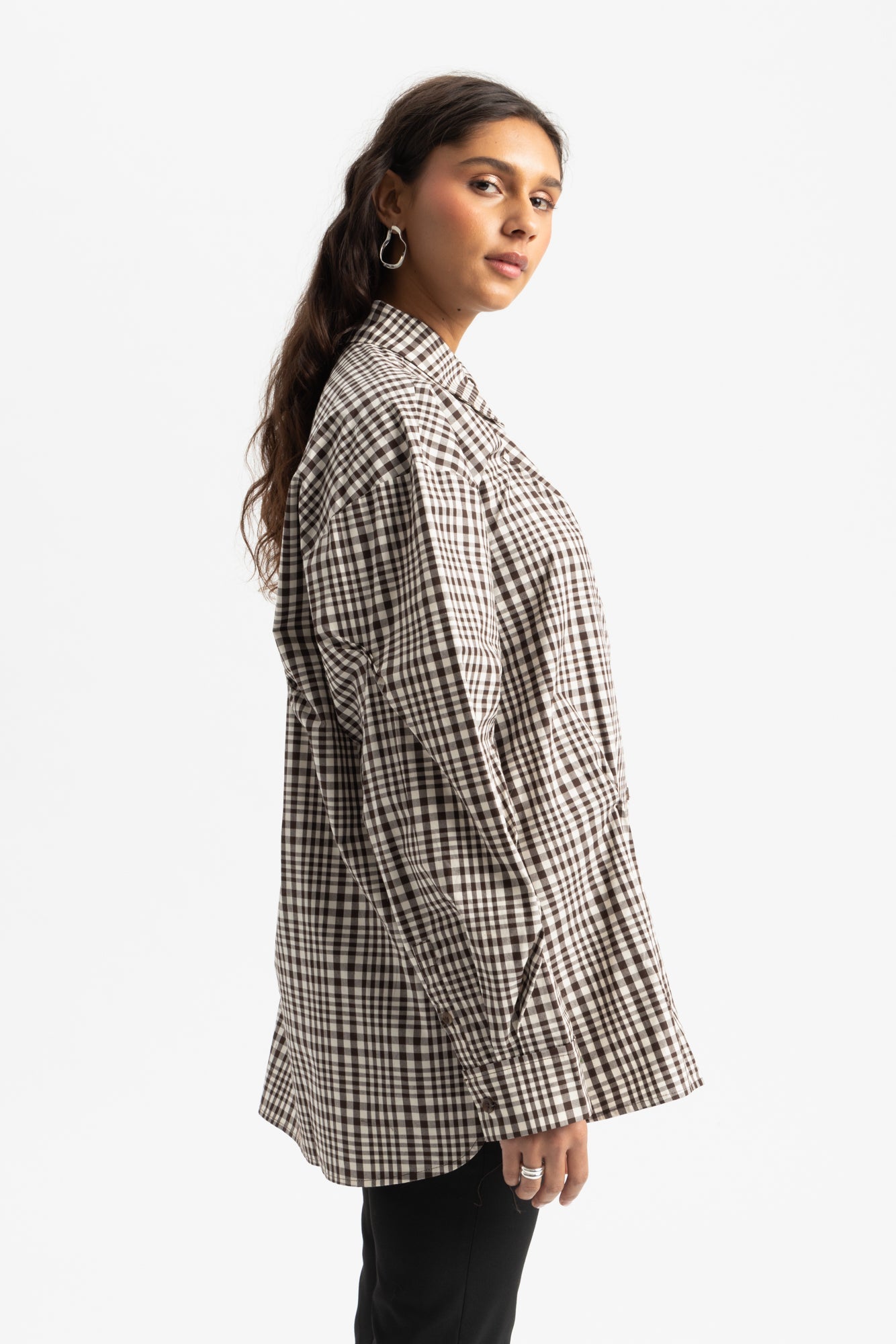 Bibi Shirt - Brown Check