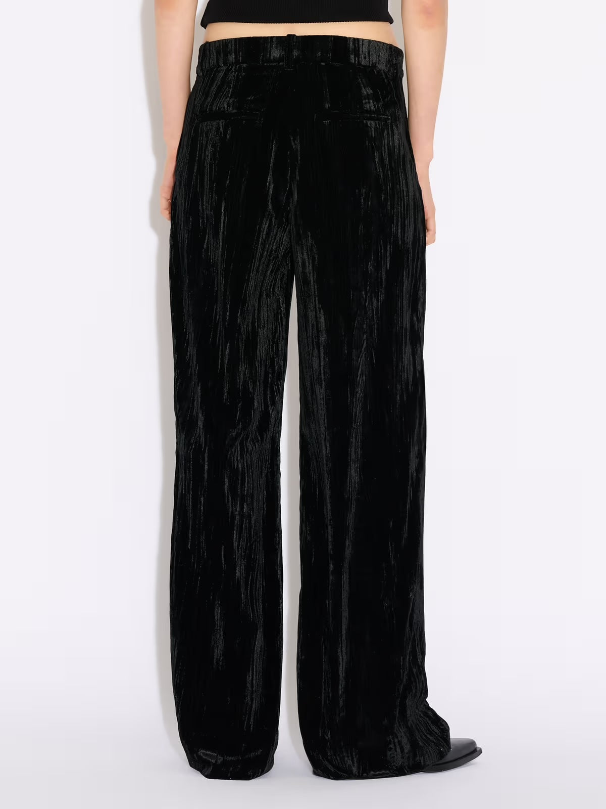 Cygnet Velvet Trouser - Black