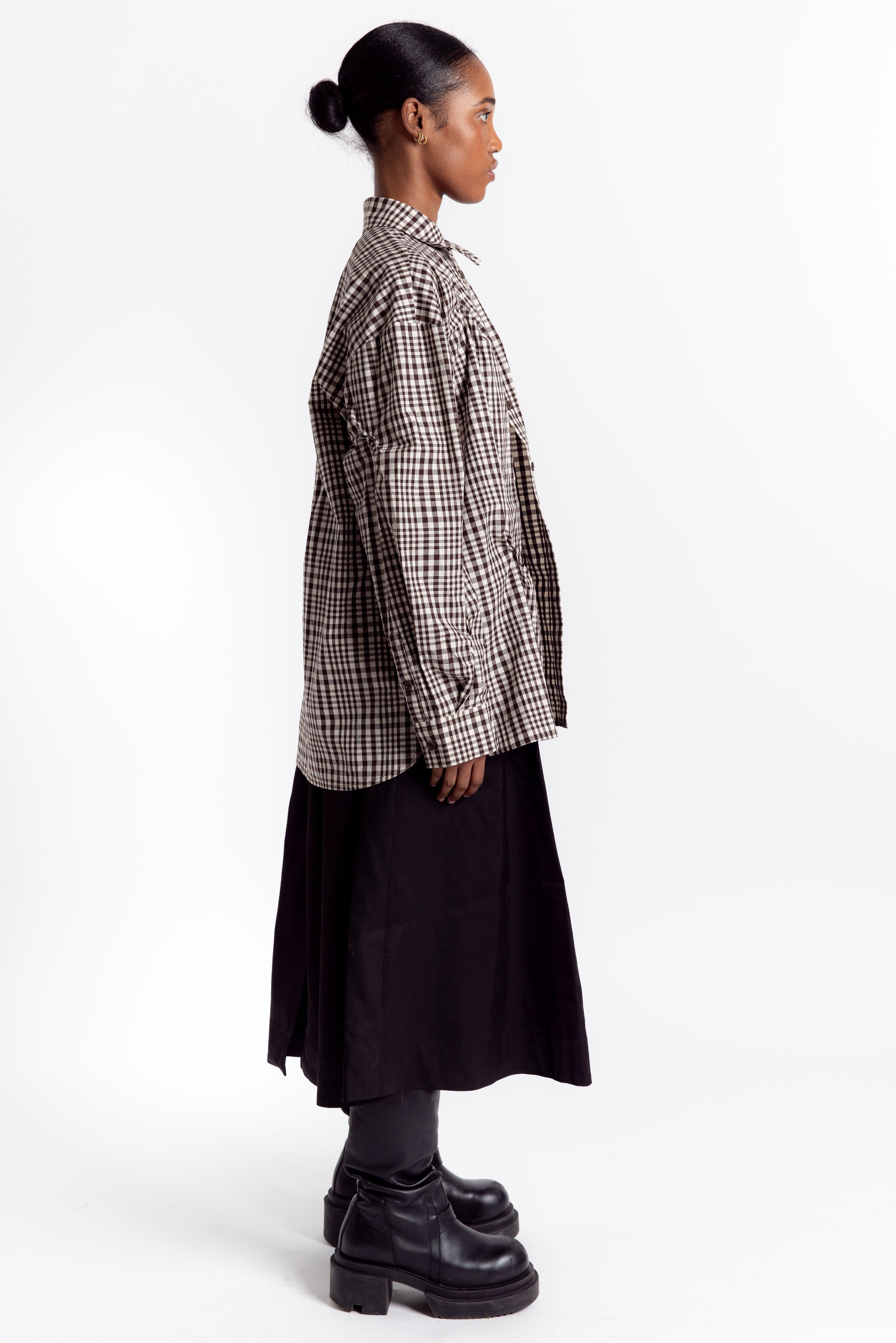 Bibi Shirt - Brown Check