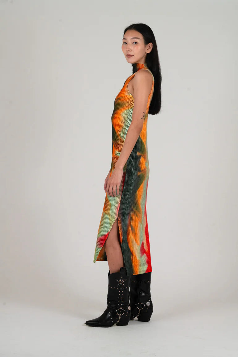 Wave Tank Dress - Rainbow Serpent