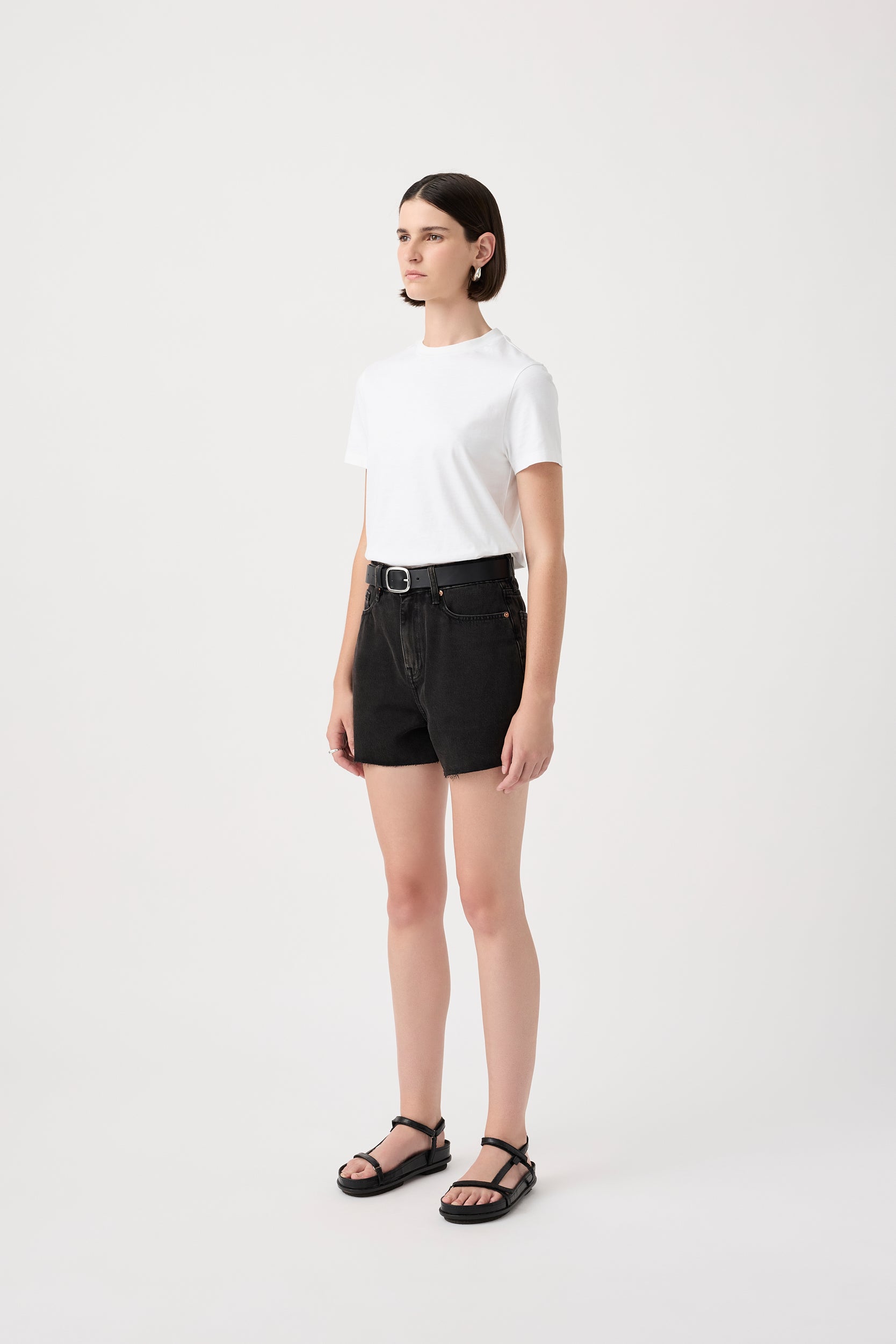 Annie High Classic Short - Aged Black