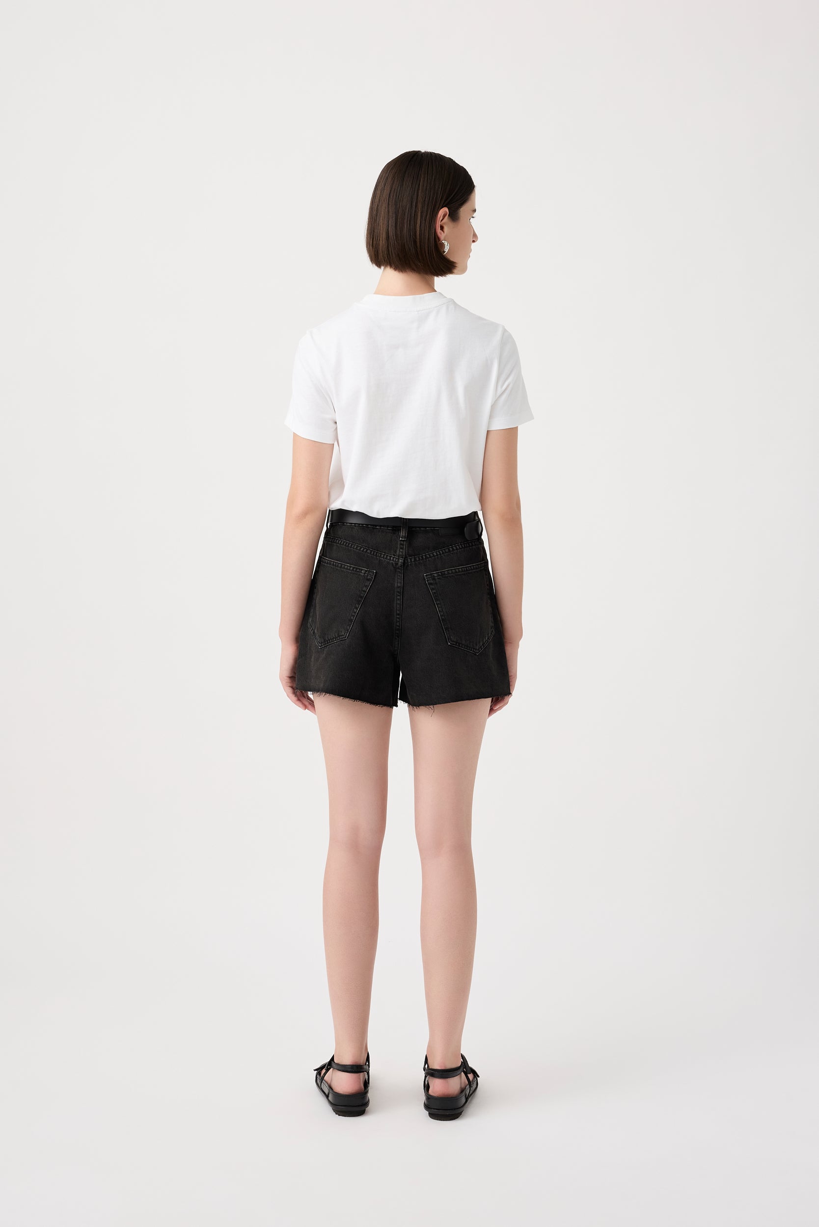 Annie High Classic Short - Aged Black