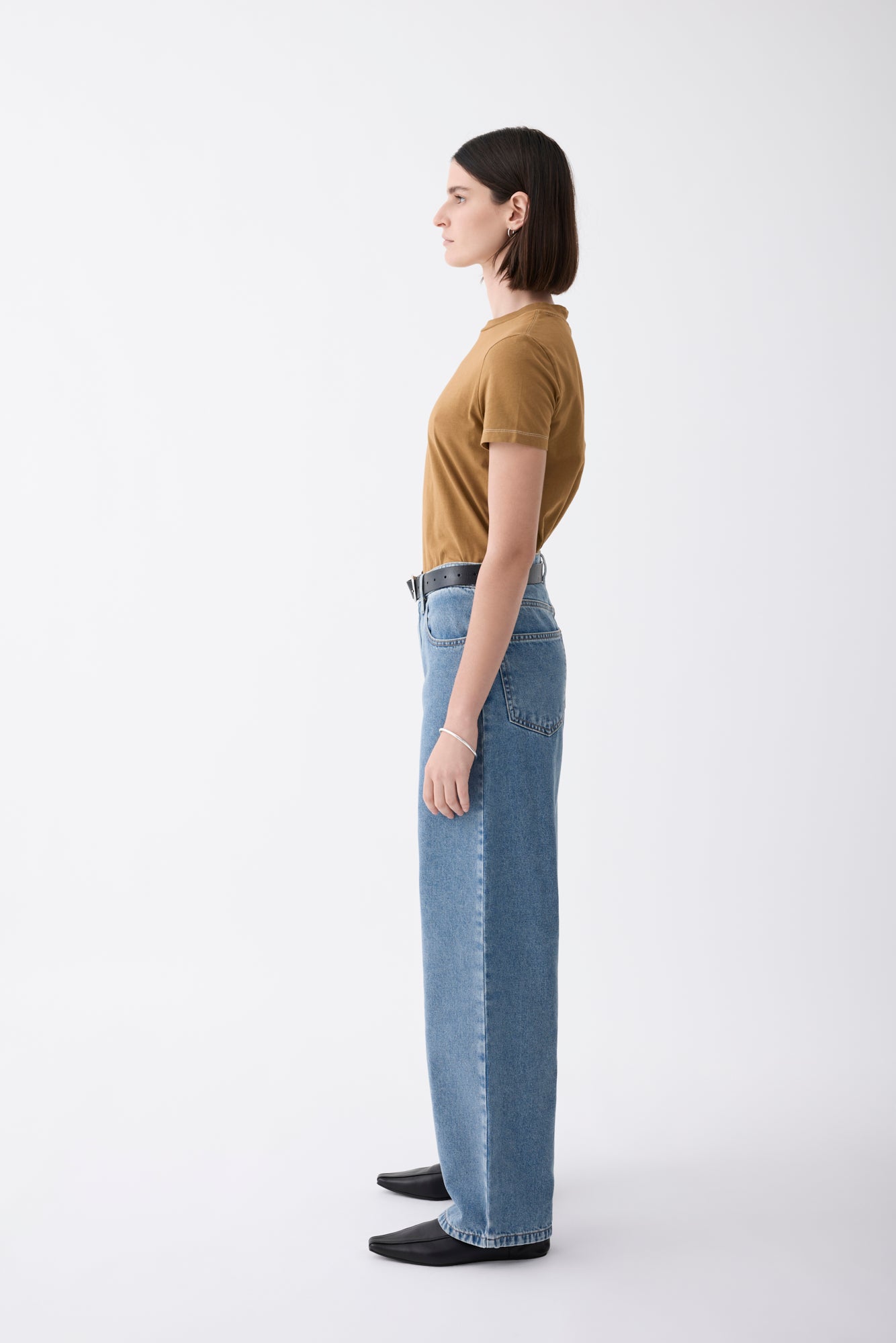 Avril Mid Slouchy Wide Jean - Heirloom