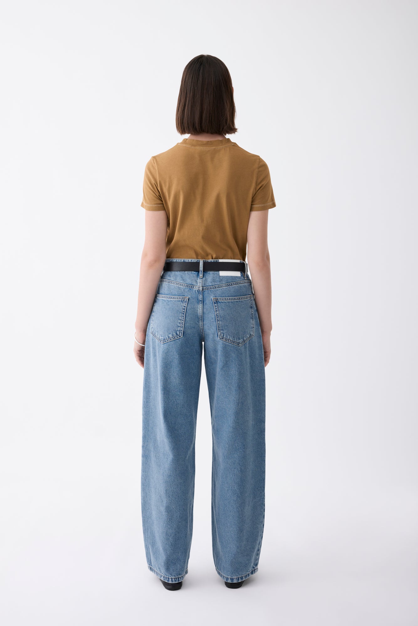 Avril Mid Slouchy Wide Jean - Heirloom