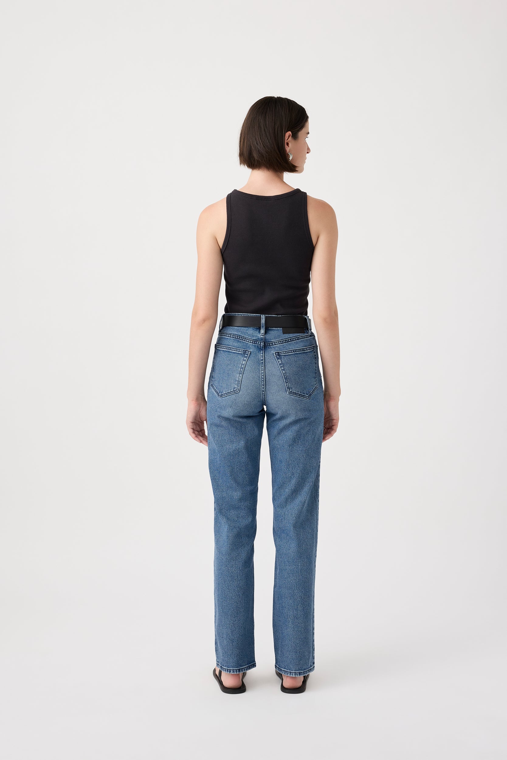 Zoe High Straight Jean - Twilight