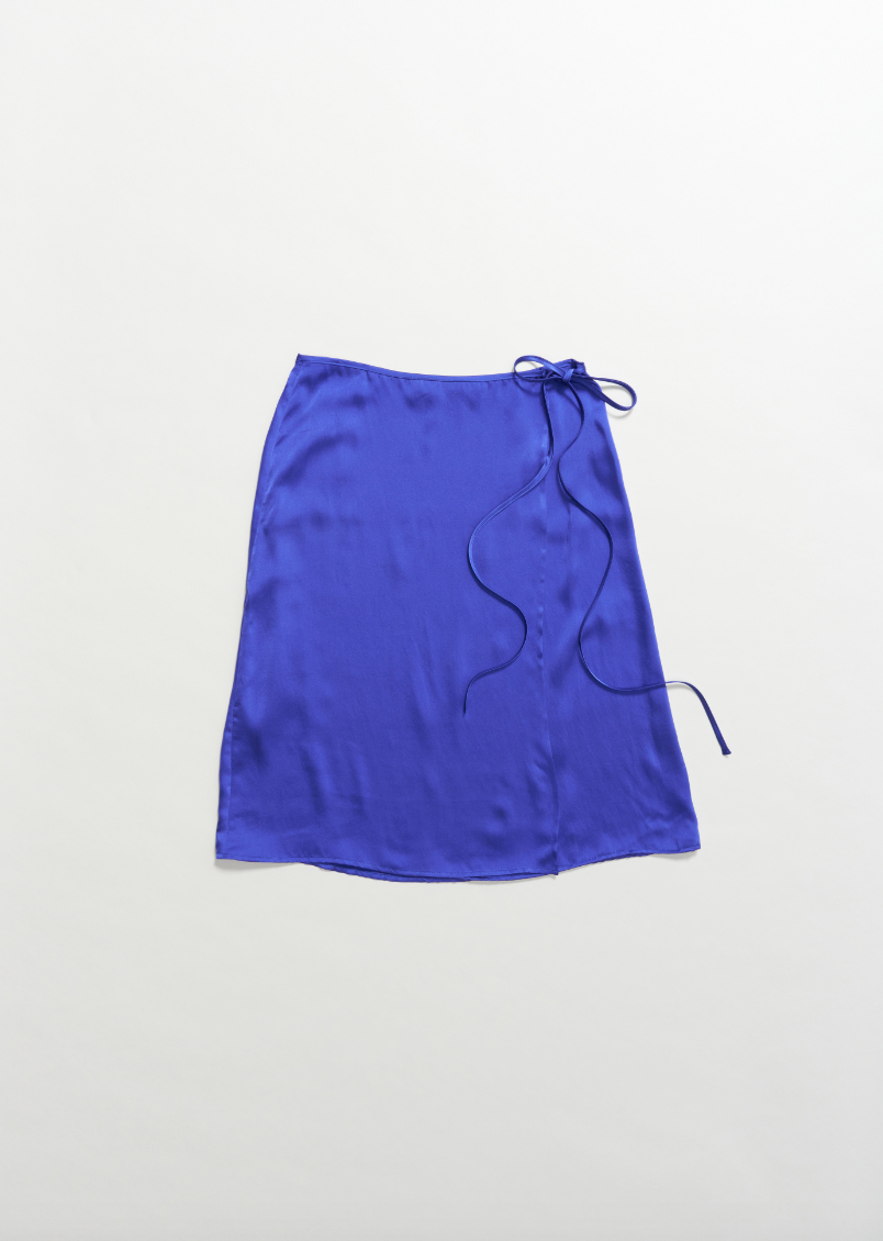 Axis Wrap Skirt - Hydro