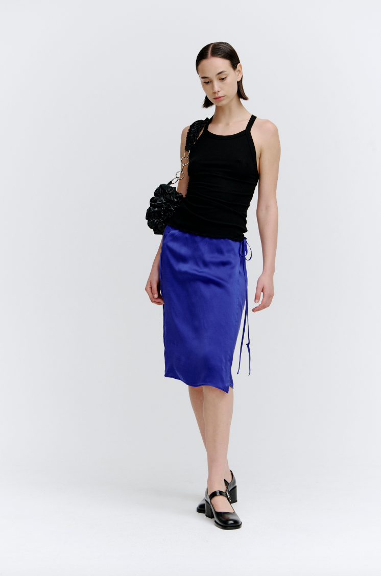 Axis Wrap Skirt - Hydro