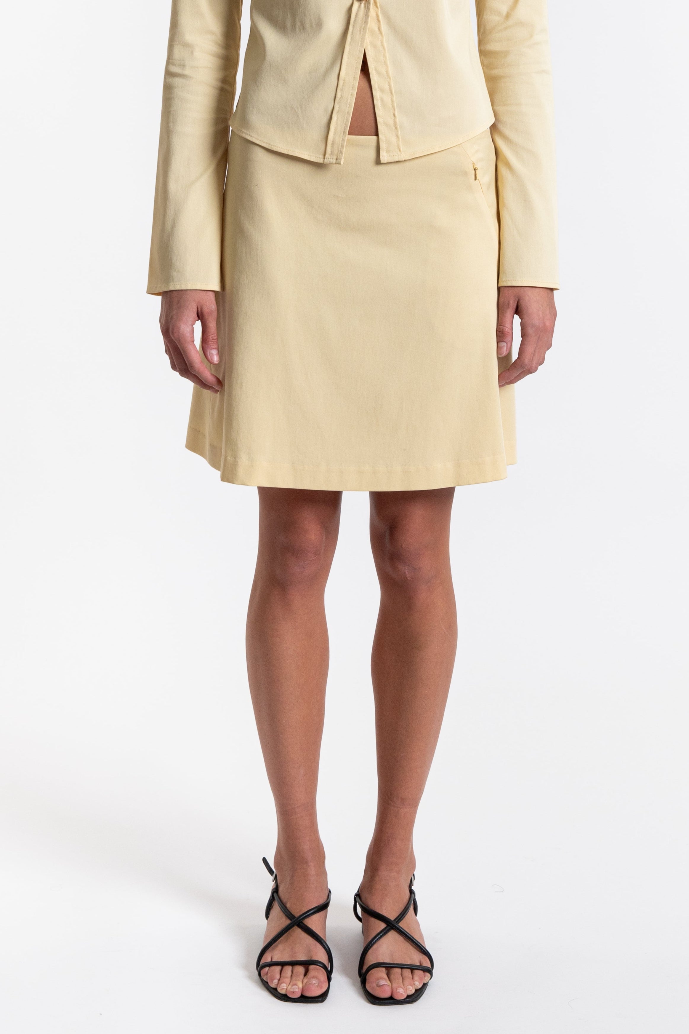 Receipt Skirt - Blonde