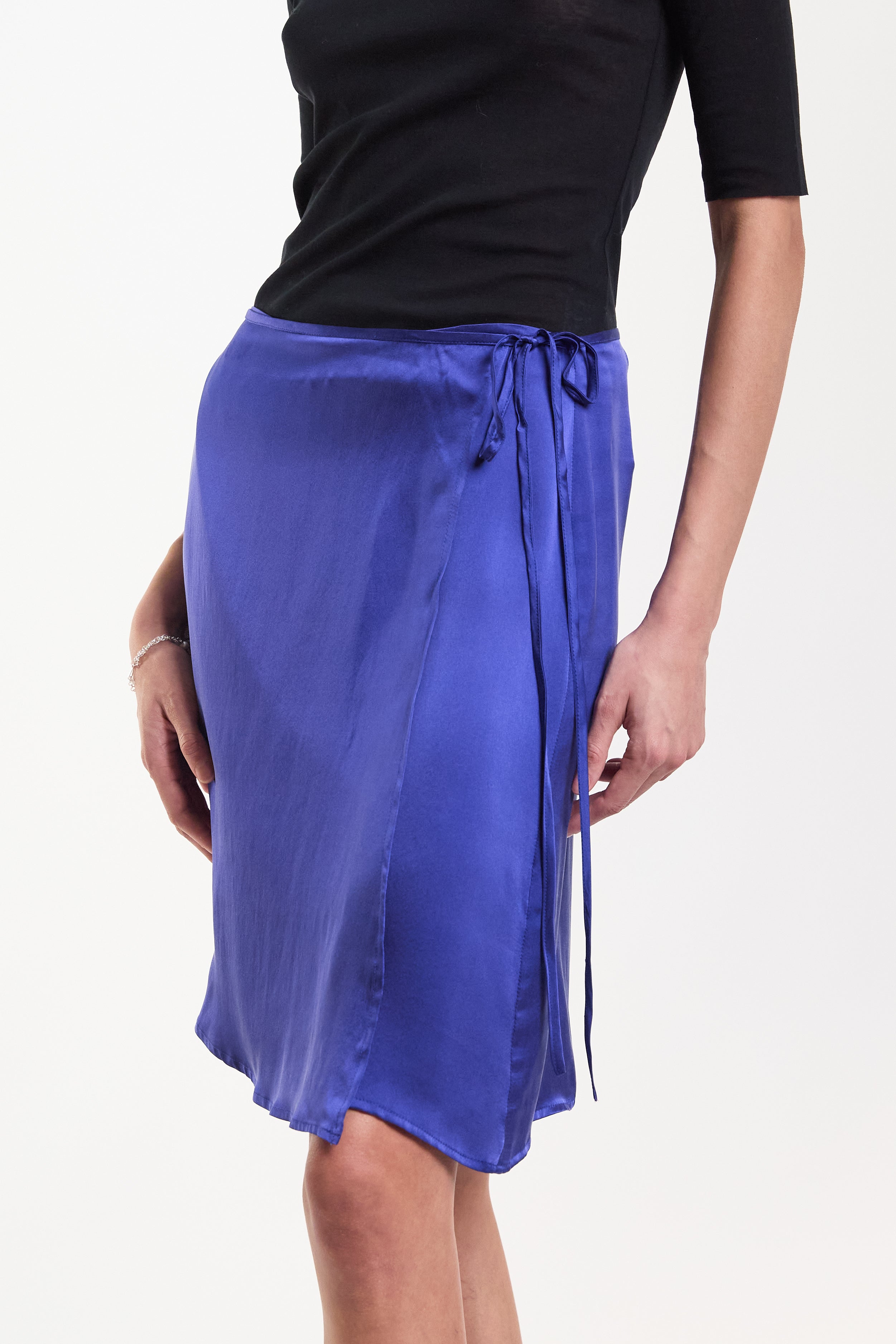 Axis Wrap Skirt - Hydro