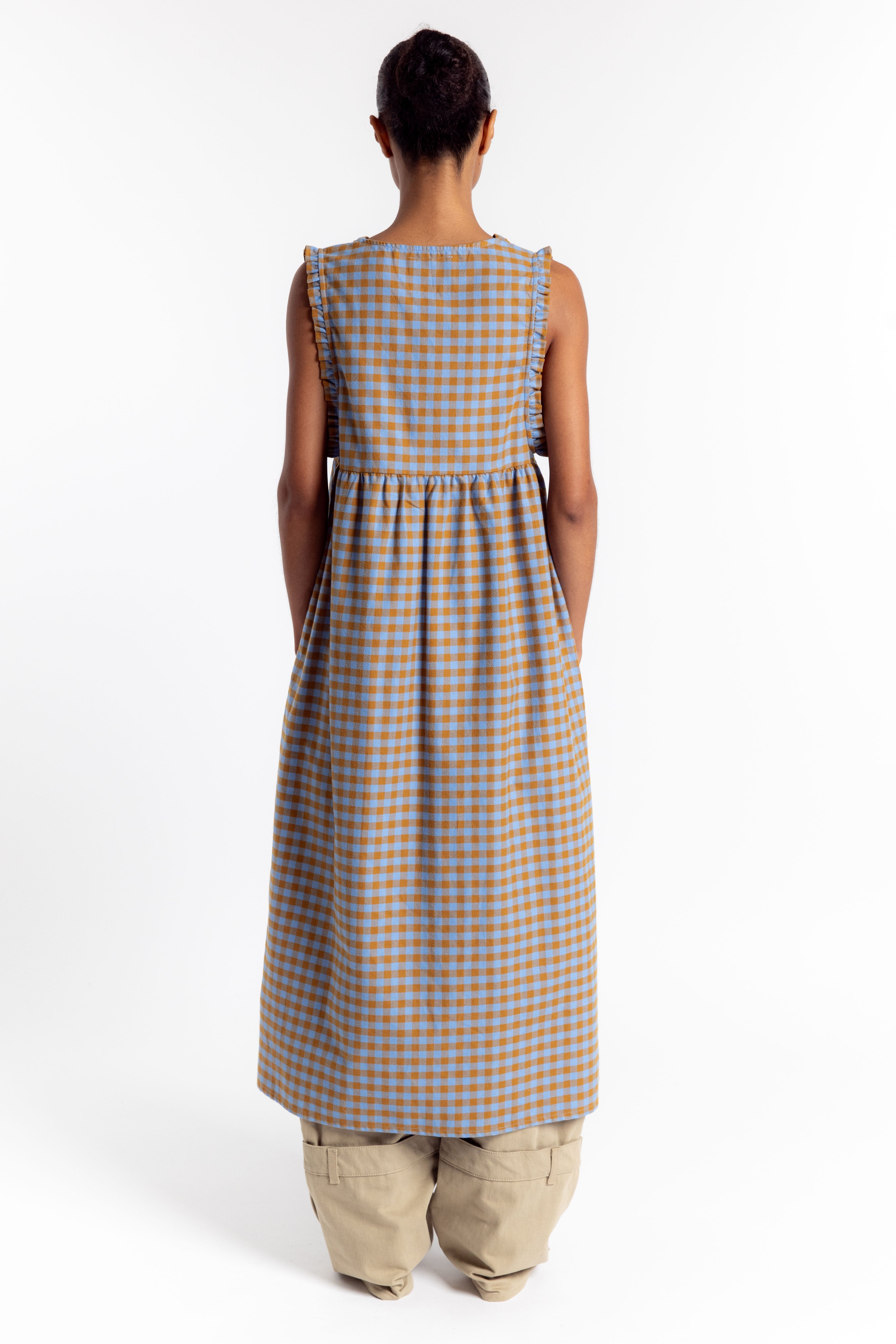 Nuria Dress - Blue Check