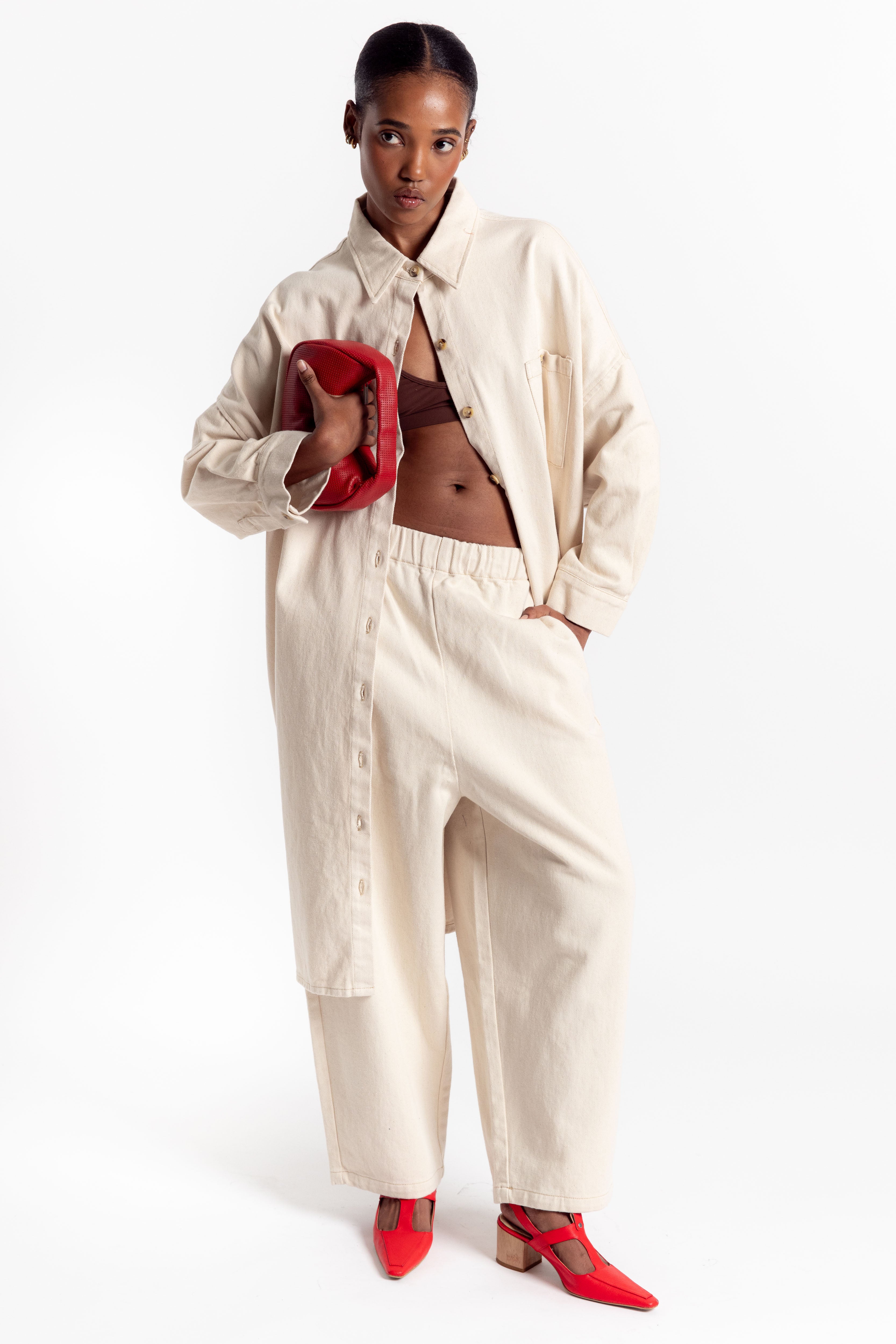 Verdaguer Pants - Natural