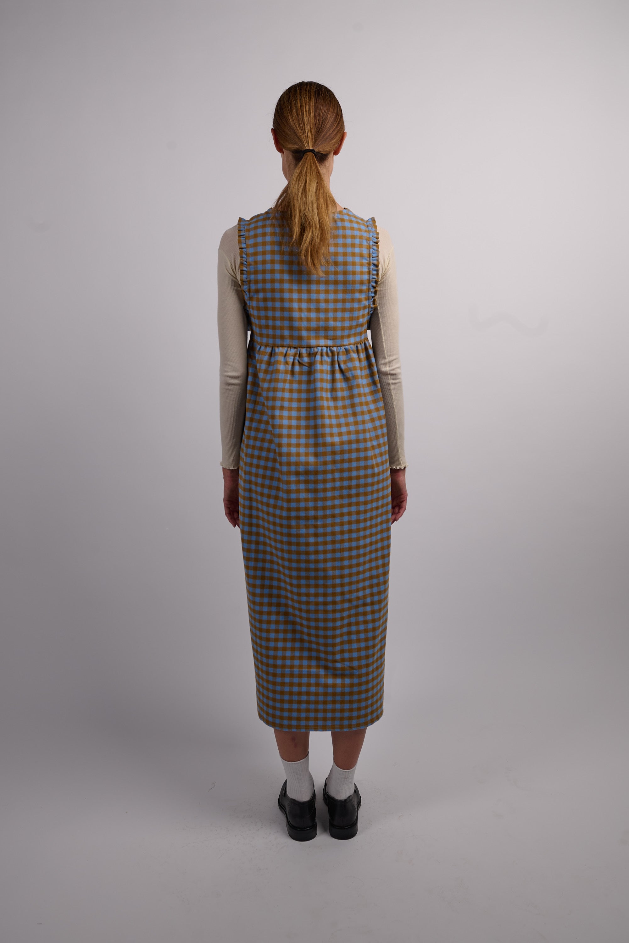 Nuria Dress - Blue Check